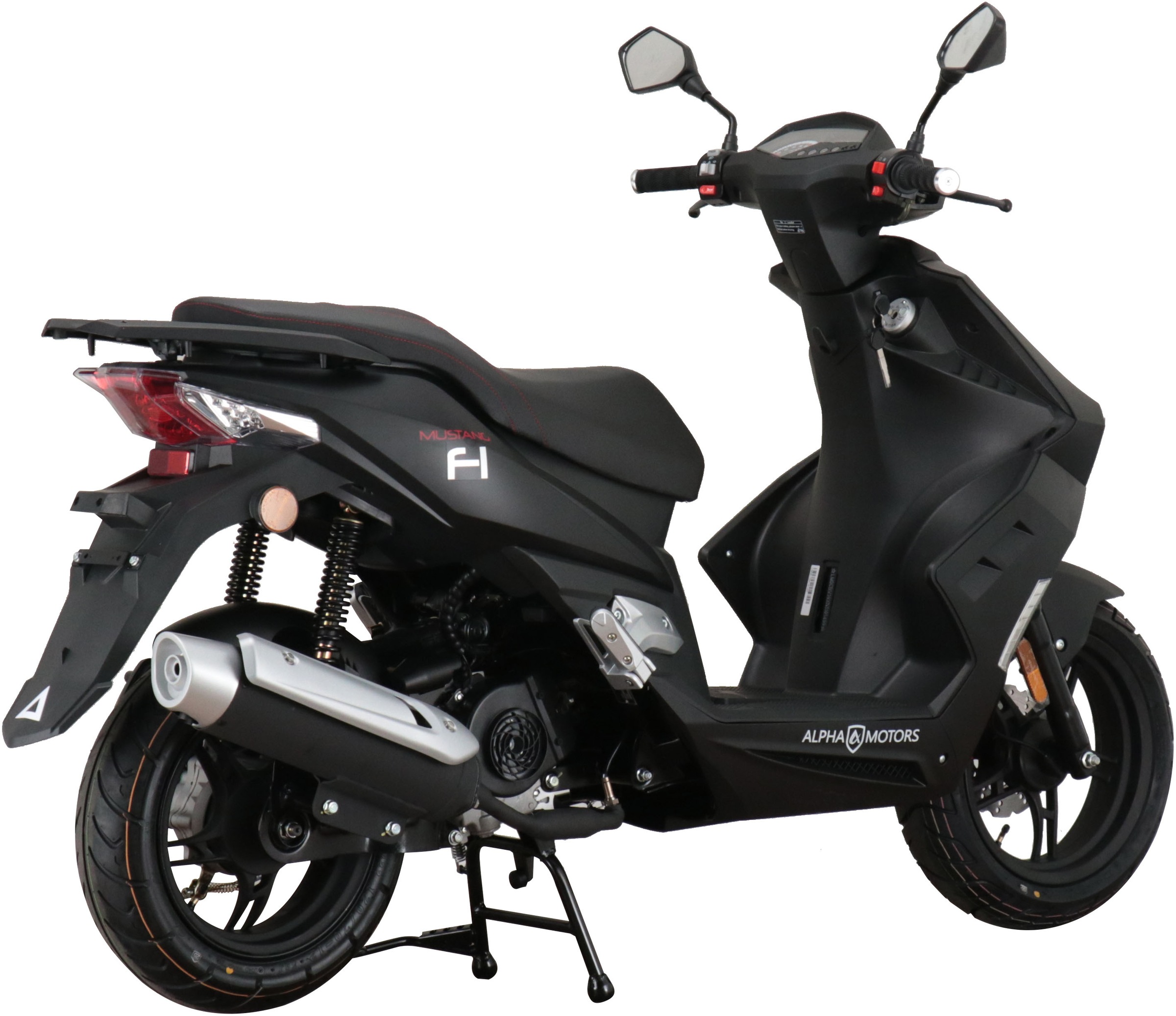 Alpha Motors Motorroller »Mustang FI«, 50 cm³, 25 km/h, Euro 5, 2,72 PS, mit USB-Anschluss und Lenkerschloss, sportliches Design