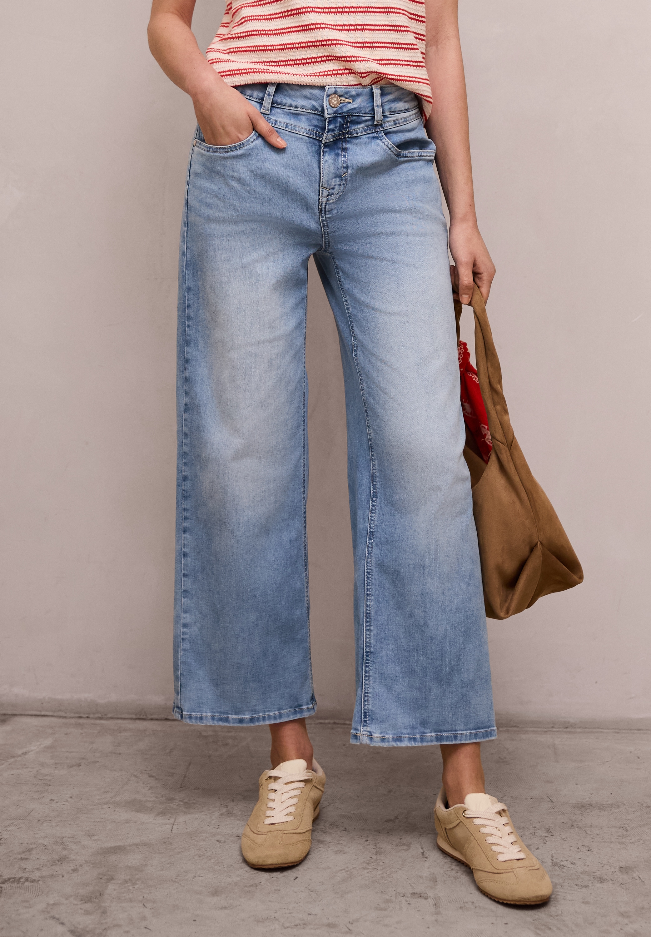 STREET ONE STUDIO Loose-fit-Jeans High Waist