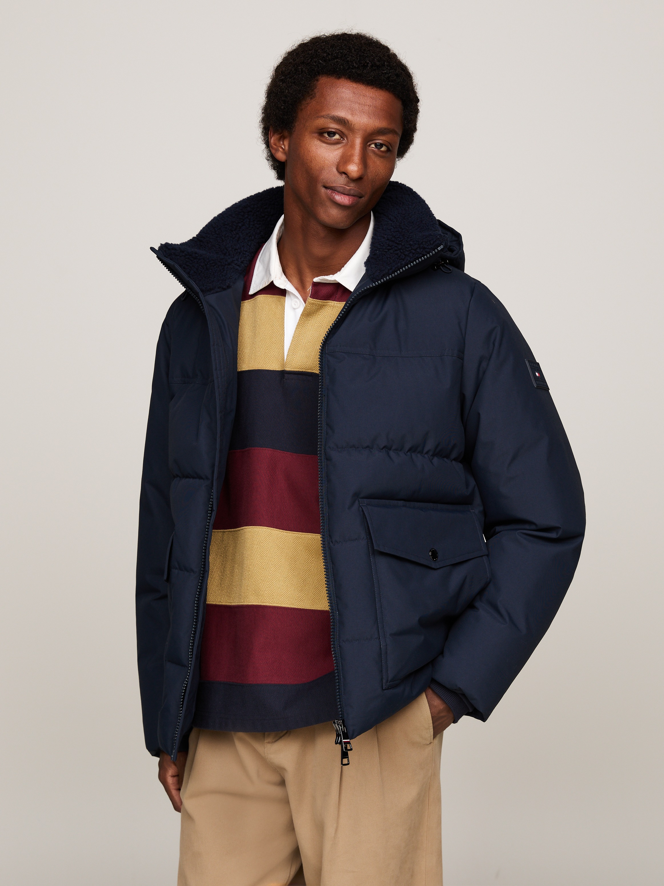 Tommy Hilfiger Parka "ROCKIE UTILITY HOODED JACKET" mit Kapuze Winterjacke, günstig online kaufen
