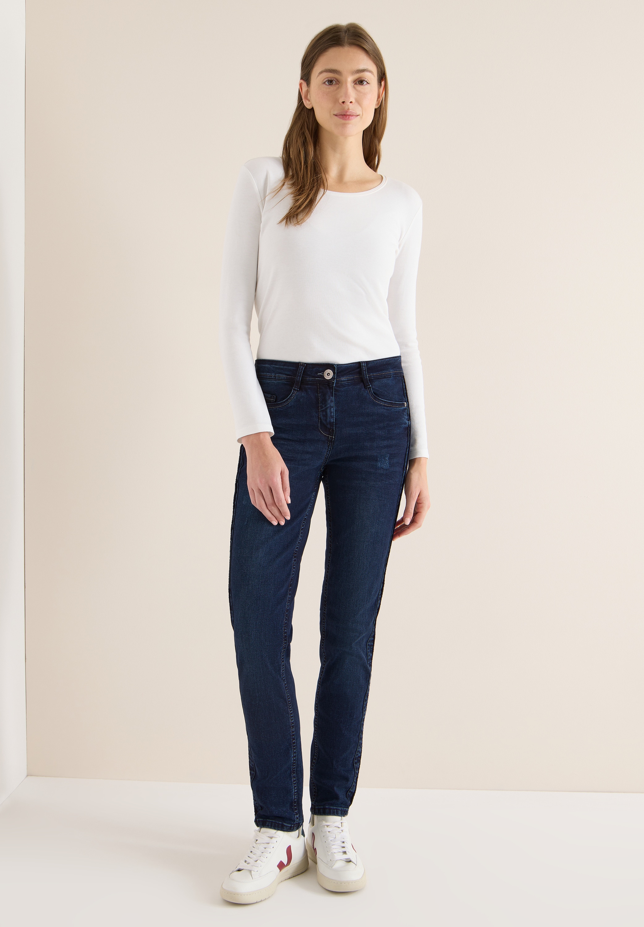 Cecil Comfort-fit-Jeans Middle Waist