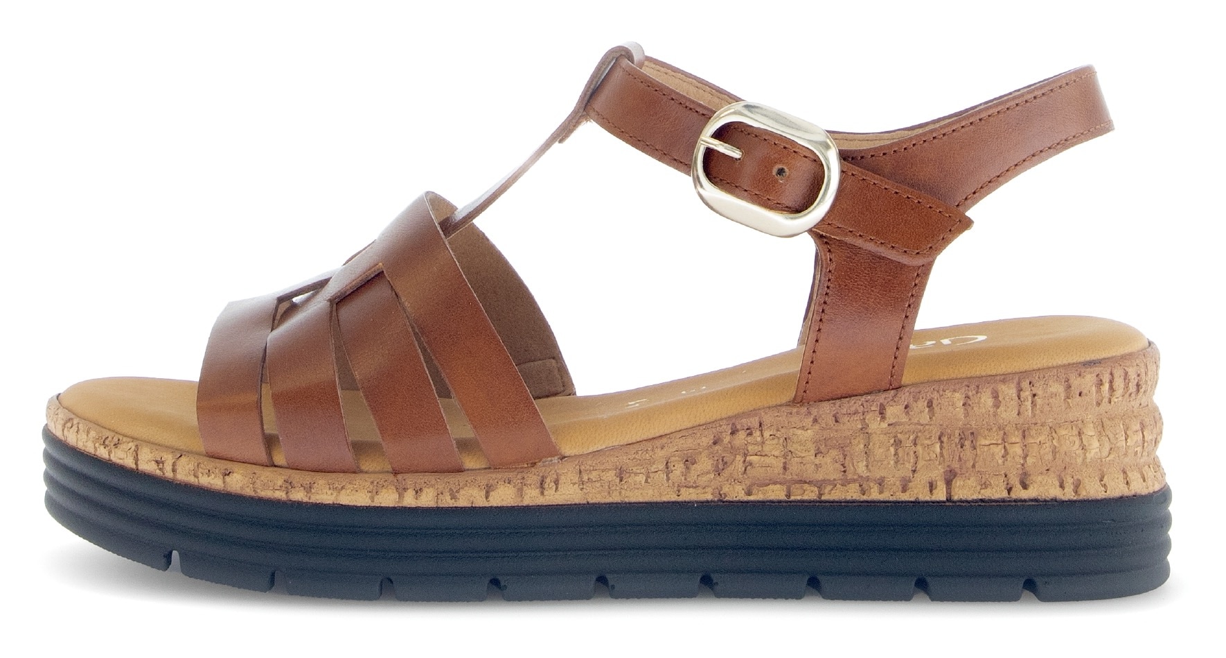Gabor Keilsandalette »GENUA«, Riemchensandale, Sommerschuh mit Klettverschluss, G-Weite