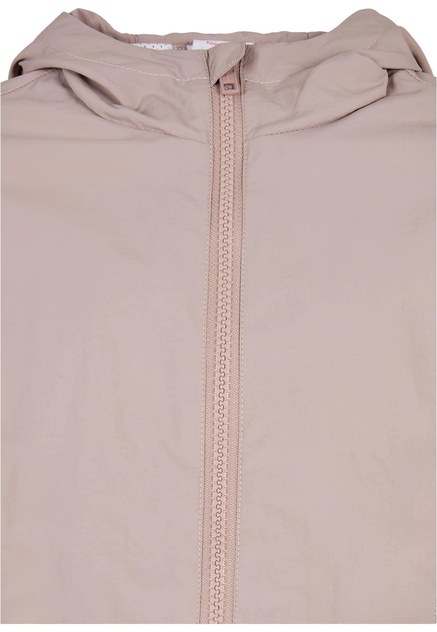 URBAN CLASSICS Allwetterjacke »Urban Classics Damen Girls Crinkle Batwing Jacket«, (1 St.), mit Kapuze