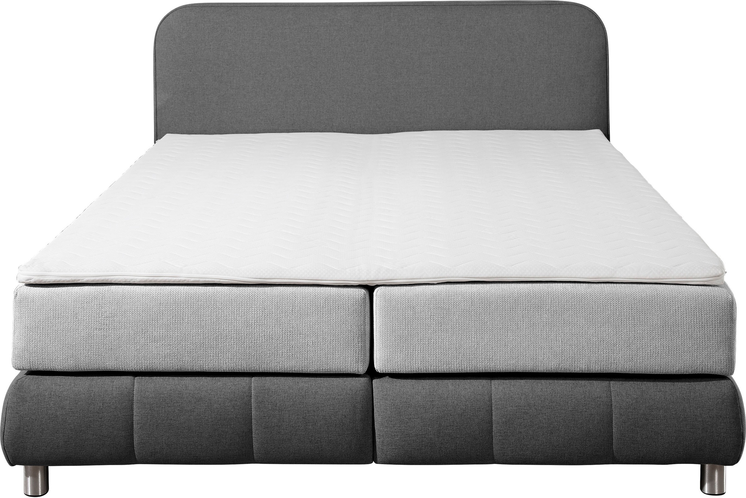 Thumbnail - Home affaire Boxspringbett "Cesson, in verschiedenen Breiten" inkl. Topper, wahlweise in H2, H3 oder H4 erhältlich