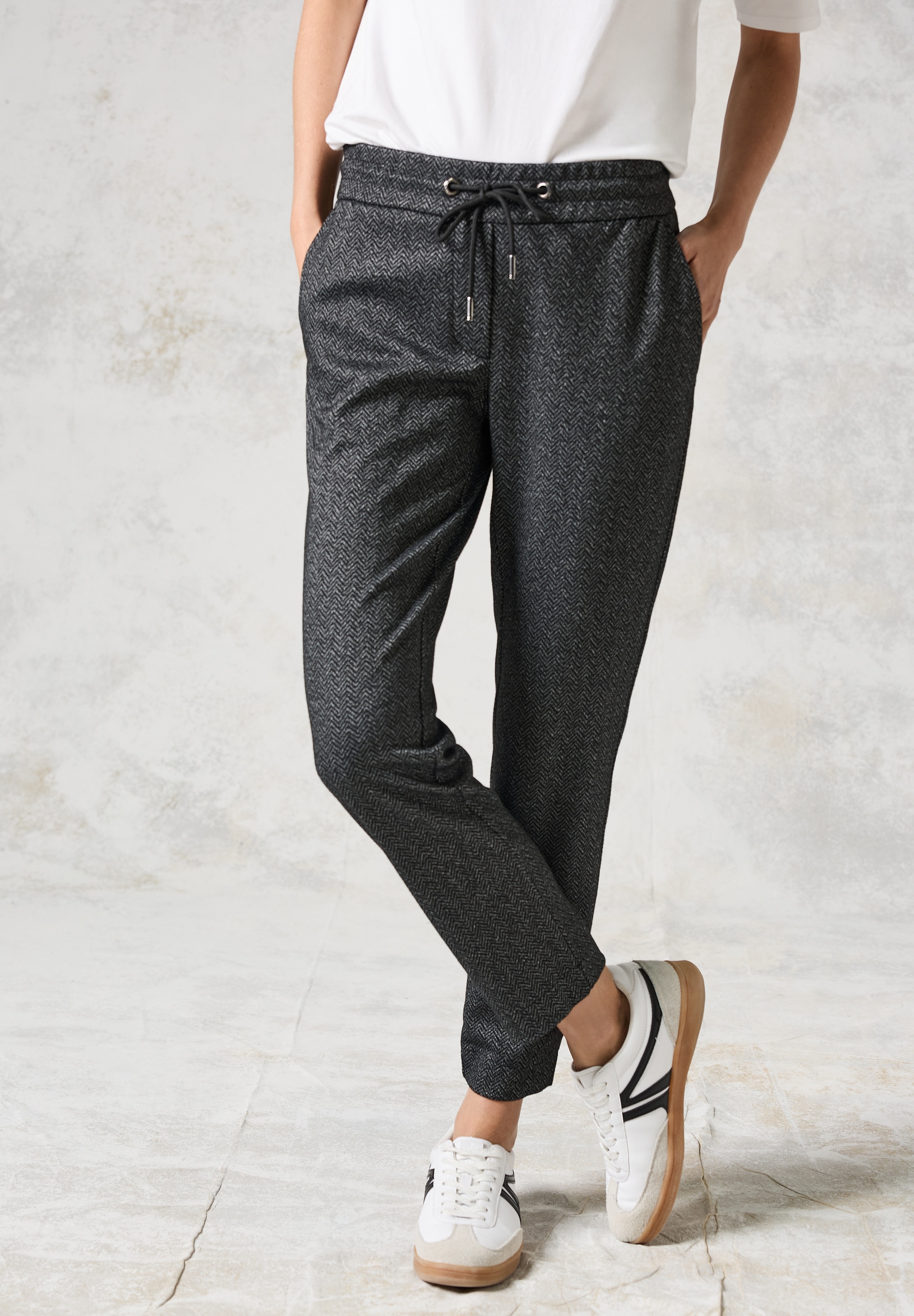 Cecil Stoffhose "Style TRACEY", im Herringbone Look günstig online kaufen