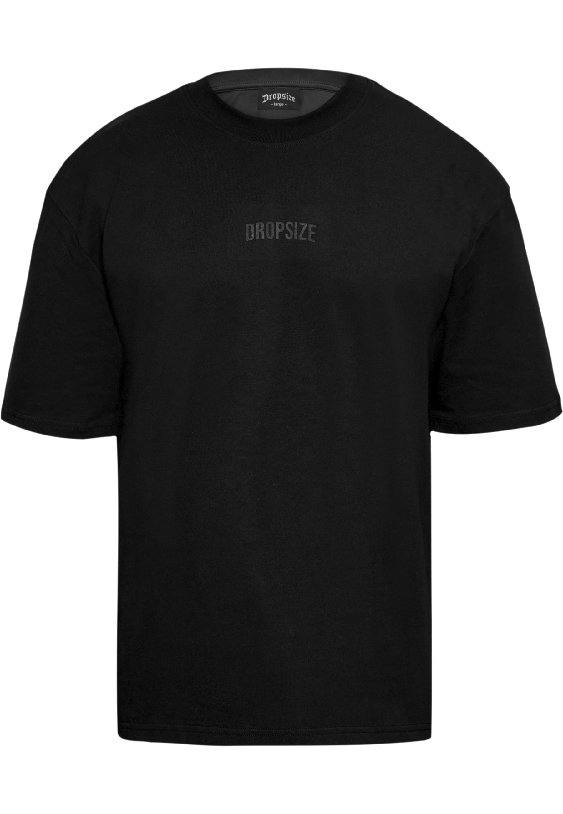Dropsize T-Shirt "Dropsize Herren Heavy Oversize Curved Hd Logo T-Shirt" 1 Stk.