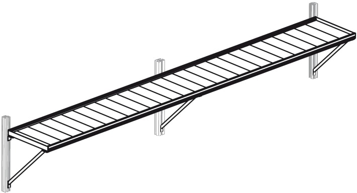 KGT kaufen cm Hängeregal | BAUR 429x26 IV«, BxT: »Tulpe