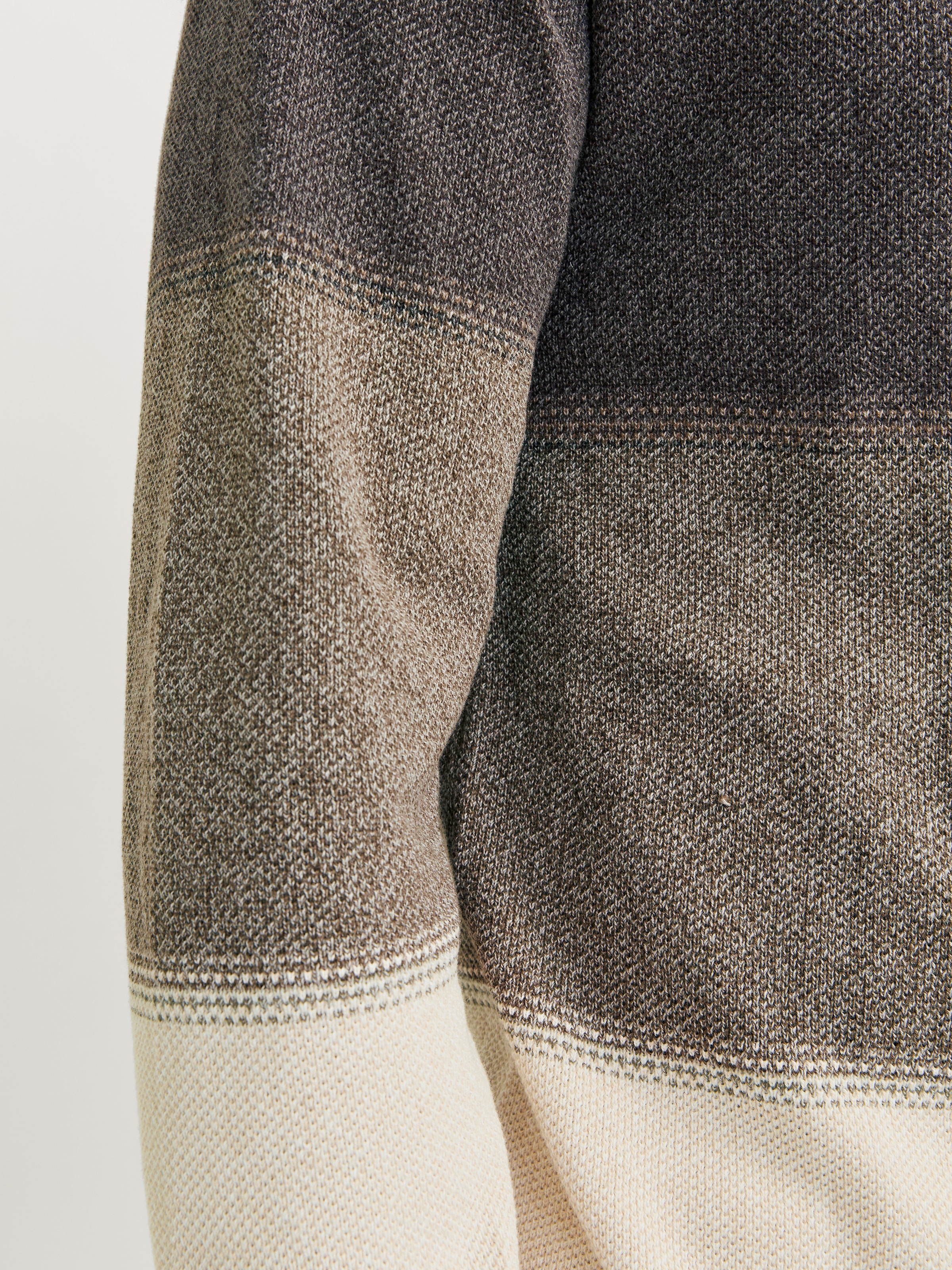 Jack & Jones Rundhalspullover »JJEHILL KNIT CREW NECK NOOS« mit Strukturstrick