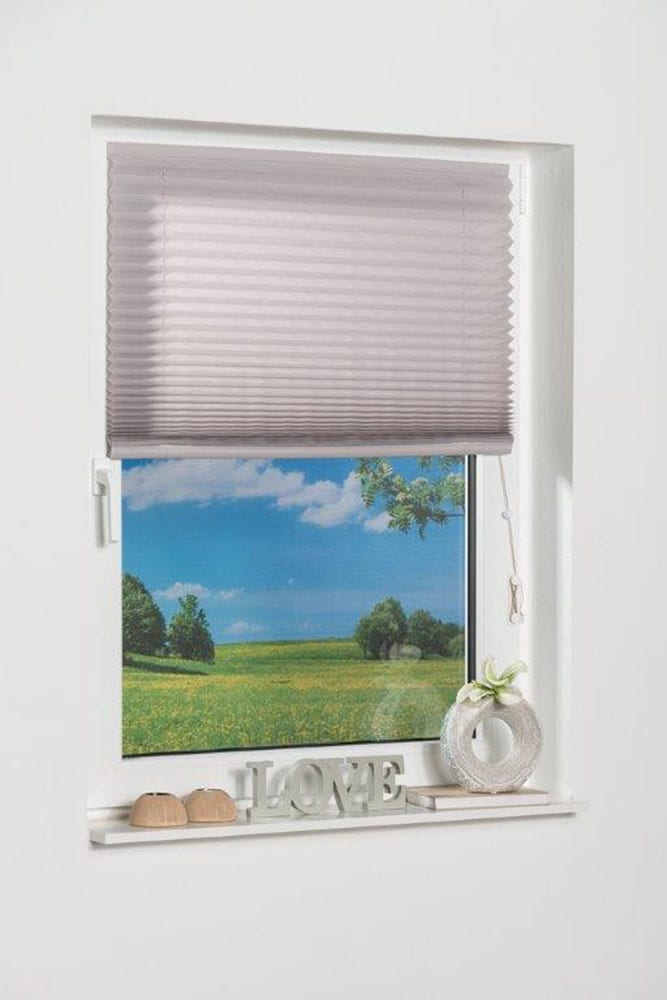 K-HOME Plissee "COMO" Lichtschutz freihängend günstig online kaufen