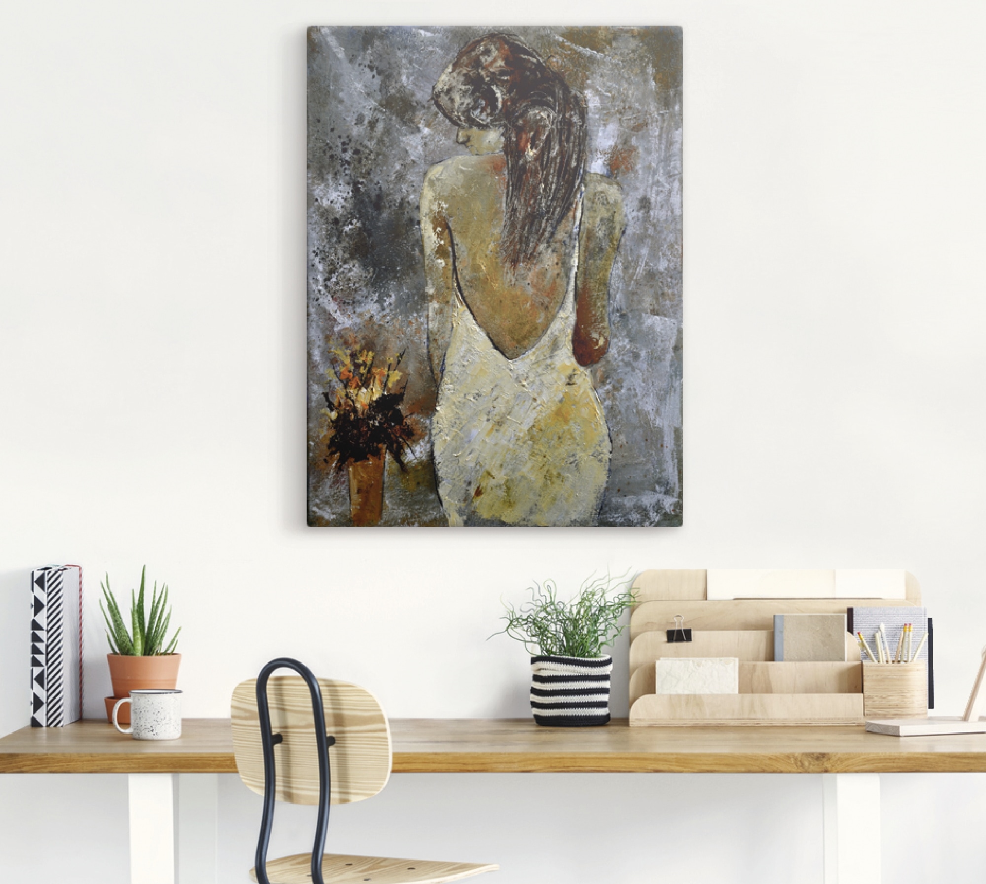Artland Wandbild »Junge Frau«, Frau, (1 St.), als Leinwandbild, Poster in verschied. Größen