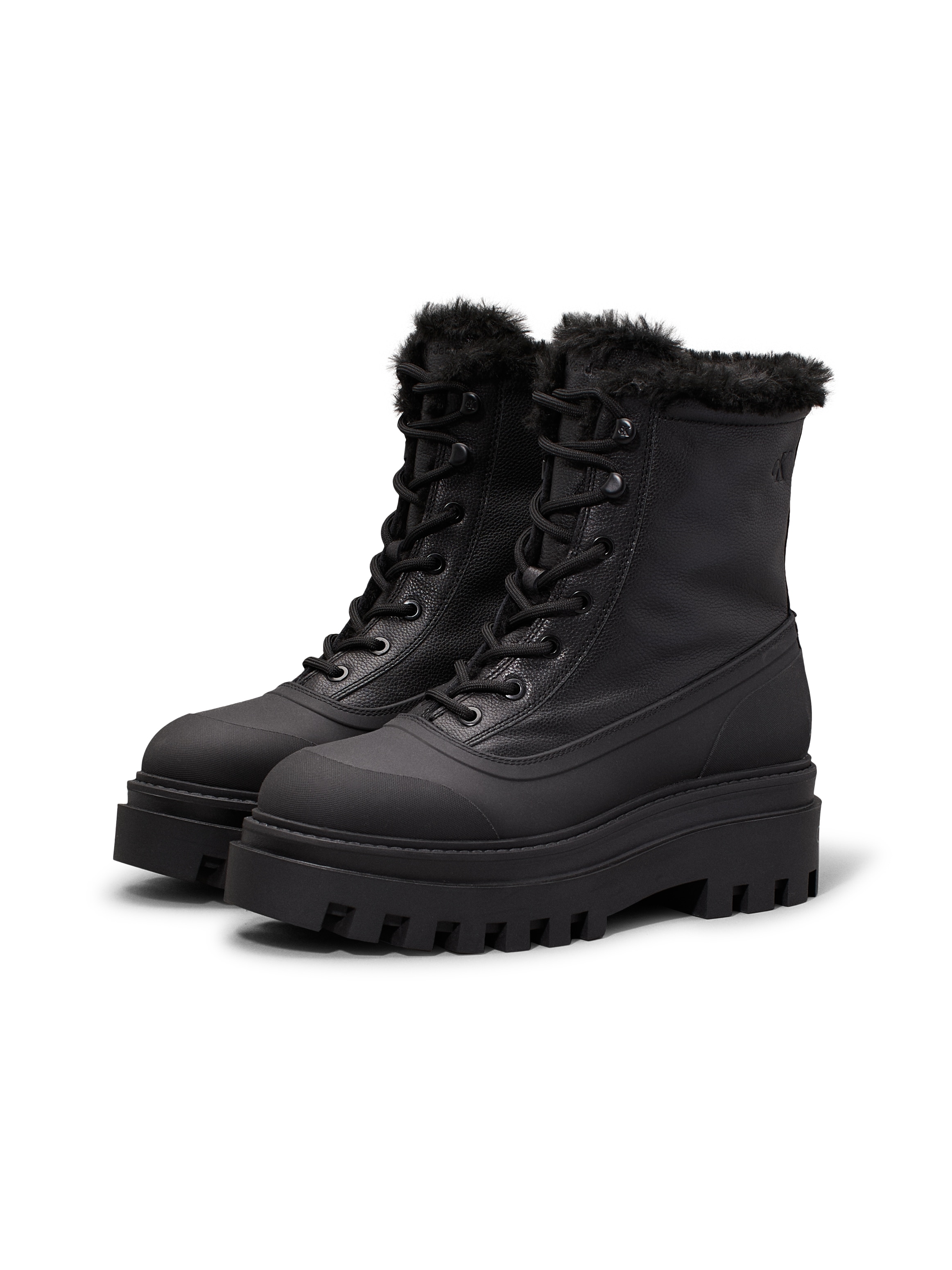 Winterboots »FLATFORM LACE UP BOOT PADDED«, Schnürboots, Stiefelette,...