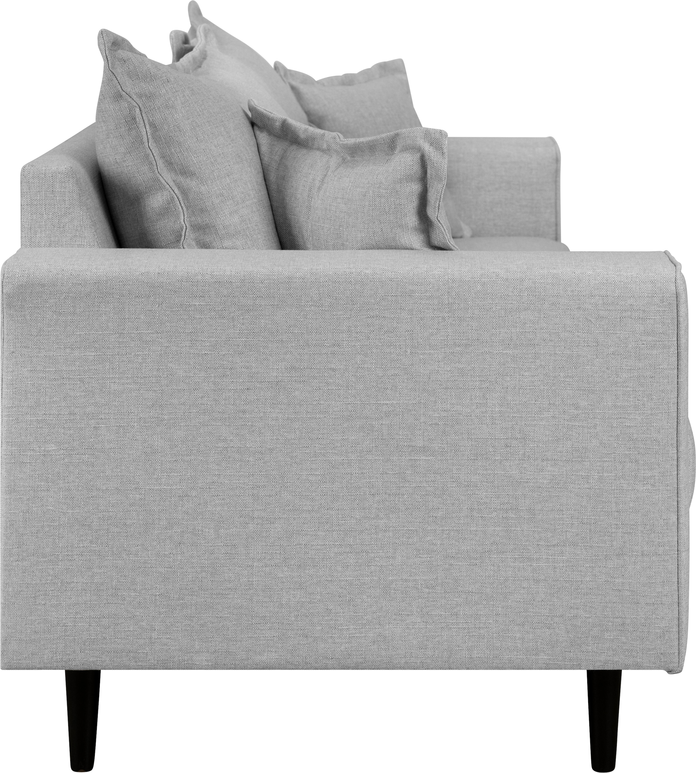 Home affaire 2-Sitzer »VEYRAS, hoher Sitzkomfort, Maße B/T/H: 162/84/76 cm«, mit Wellenunterfederung, incl. Rückenkissen und Zierkissen