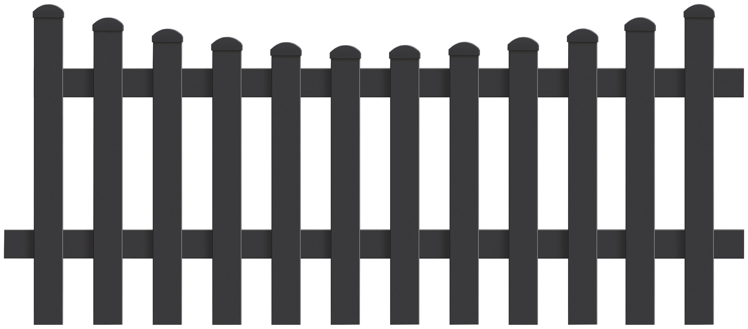 KM Zaun Lattenzaun »Triest Z74« LxH: 185x100 c...