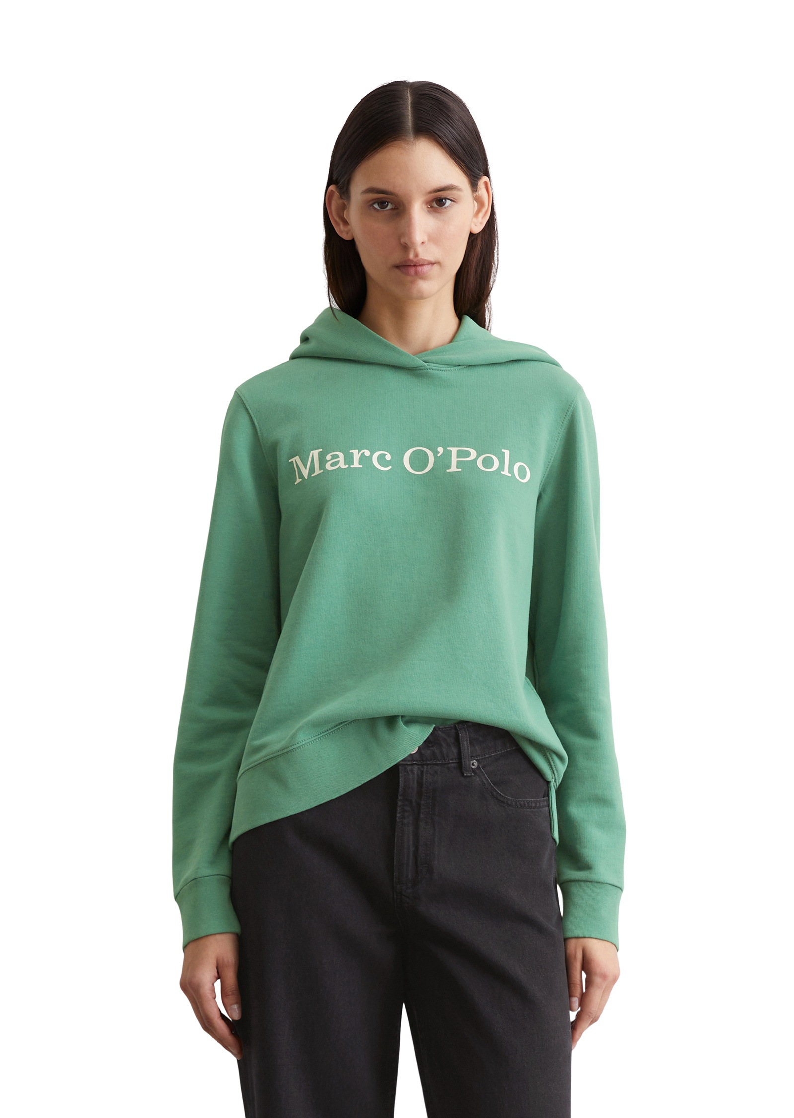 Marc OPolo Hoodie, auf der Brust ist eine farblich passende Logo-Stickerei günstig online kaufen