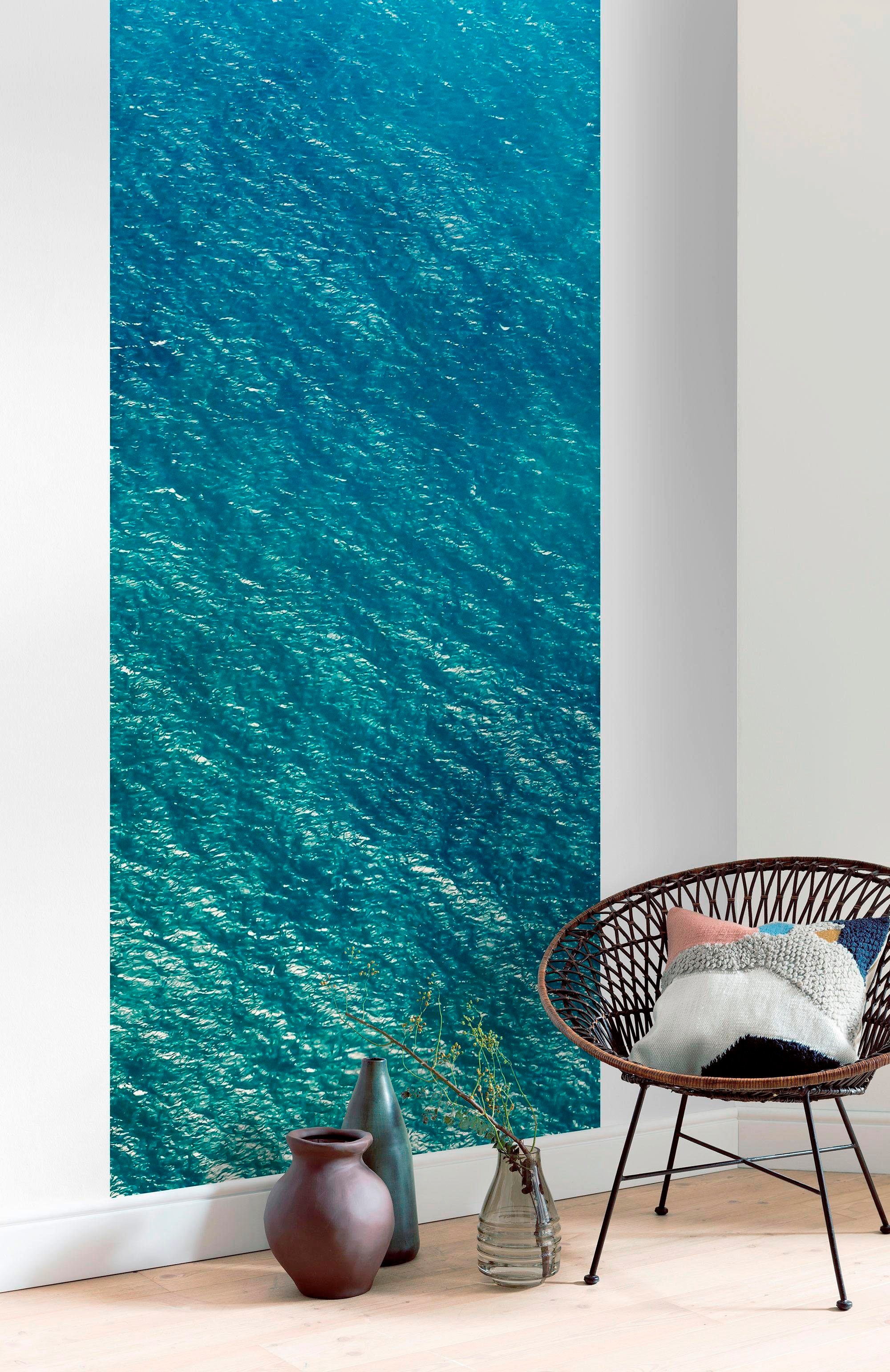 Komar Vliestapete »Digitaldruck Vlies -  Blaupause Panel - Größe 100 x 250 cm« bedruckt glatt Wohnzimmer, Schlafzimmer