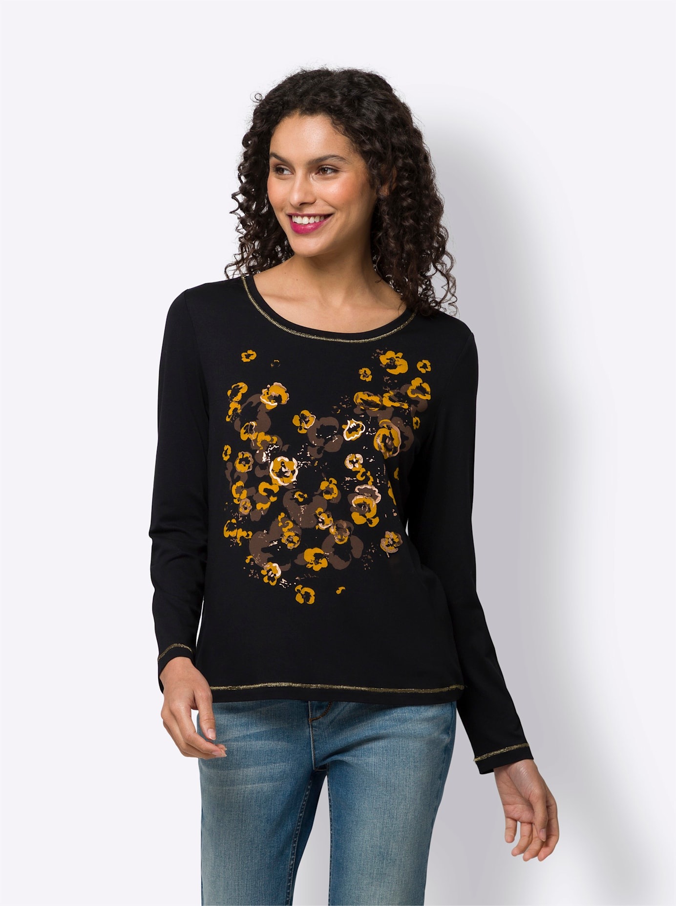 heine Langarmshirt "Shirt" 1 Stk. tlg. günstig online kaufen