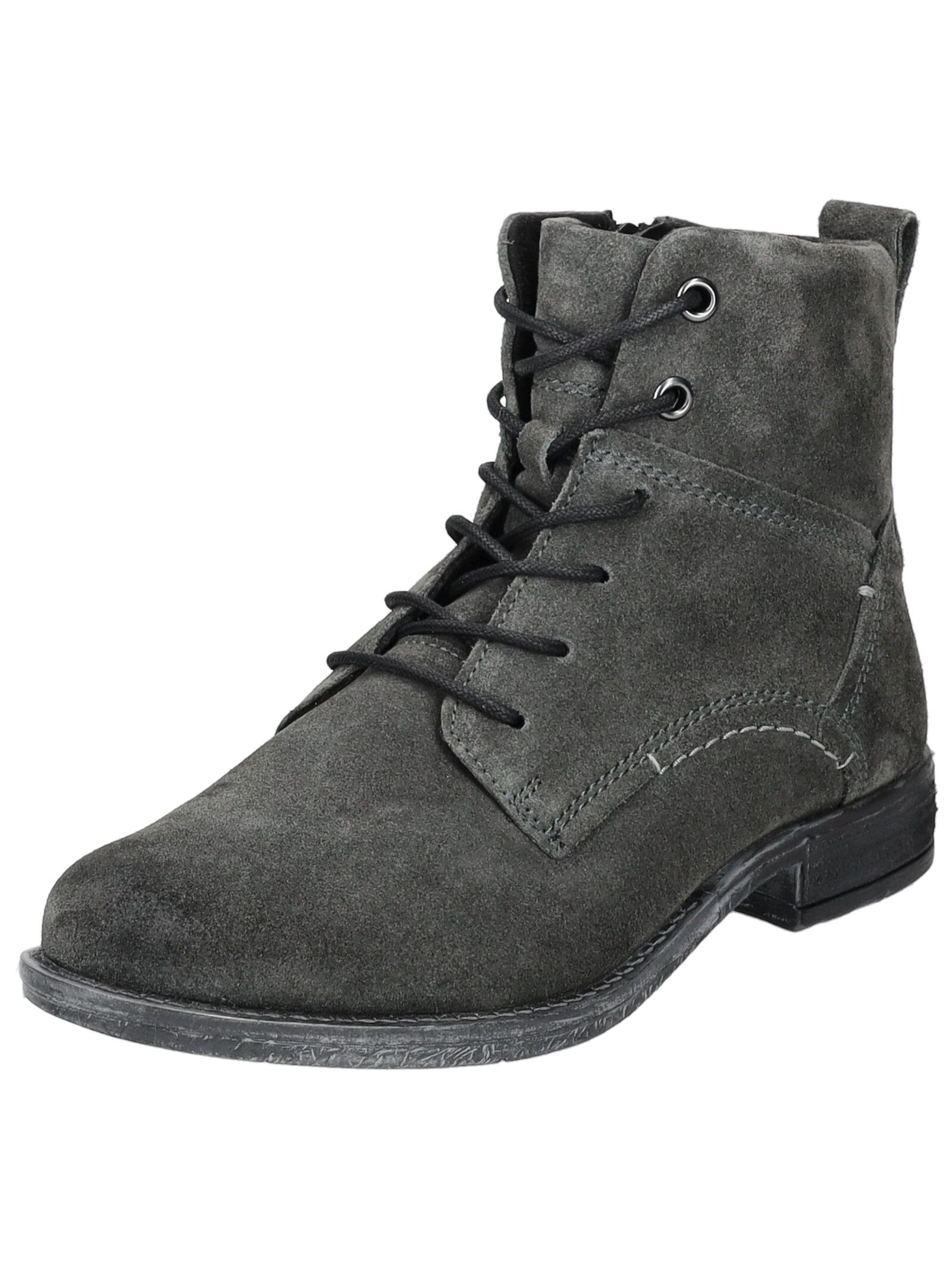 Josef Seibel Schnürstiefelette "Josef Seibel Stiefelette Veloursleder" günstig online kaufen