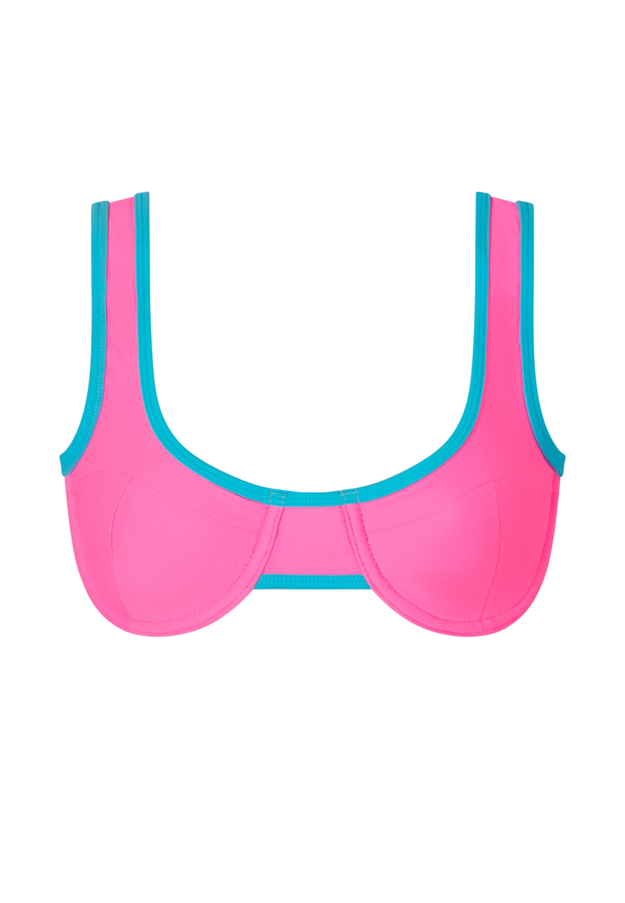 Moda Minx Triangel-Bikini-Top, (1 St.), mit modernem Kontrast-Design