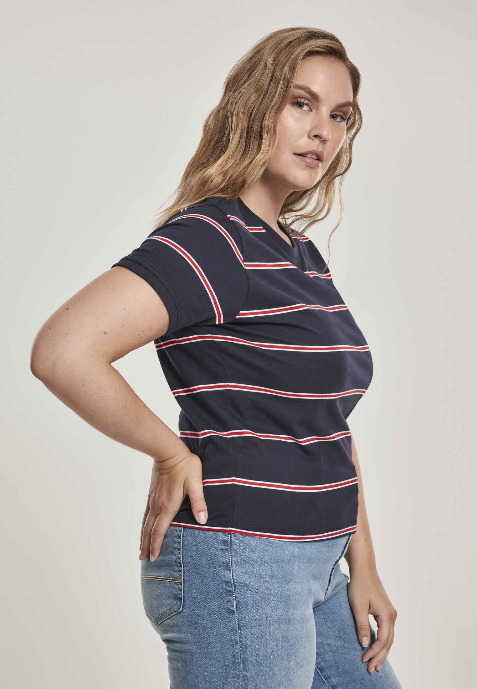 Cropped BAUR | tlg.) Yarn Tee«, Dyed T-Shirt (1 bestellen Ladies CLASSICS Stripe URBAN online »Damen Skate