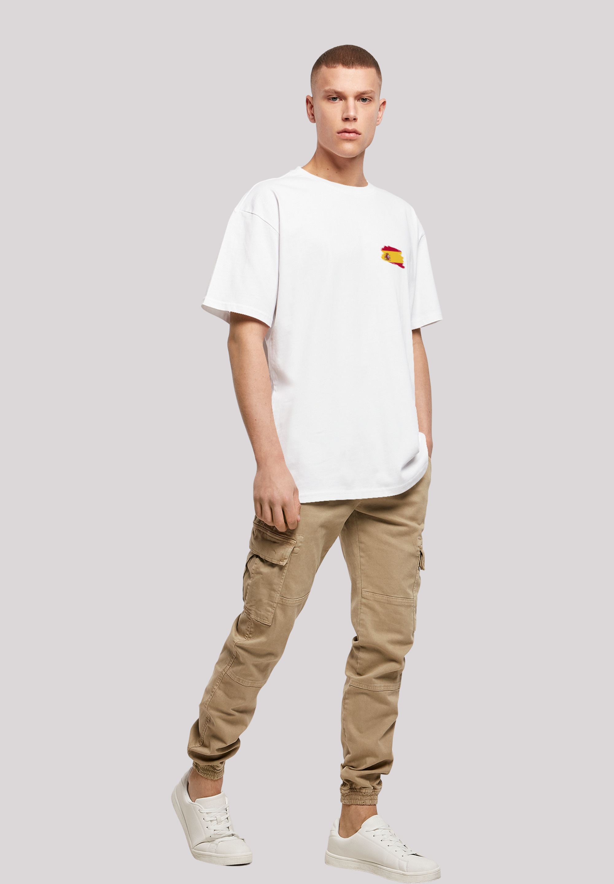 F4NT4STIC T-Shirt »Spain Spanien Flagge«, Print