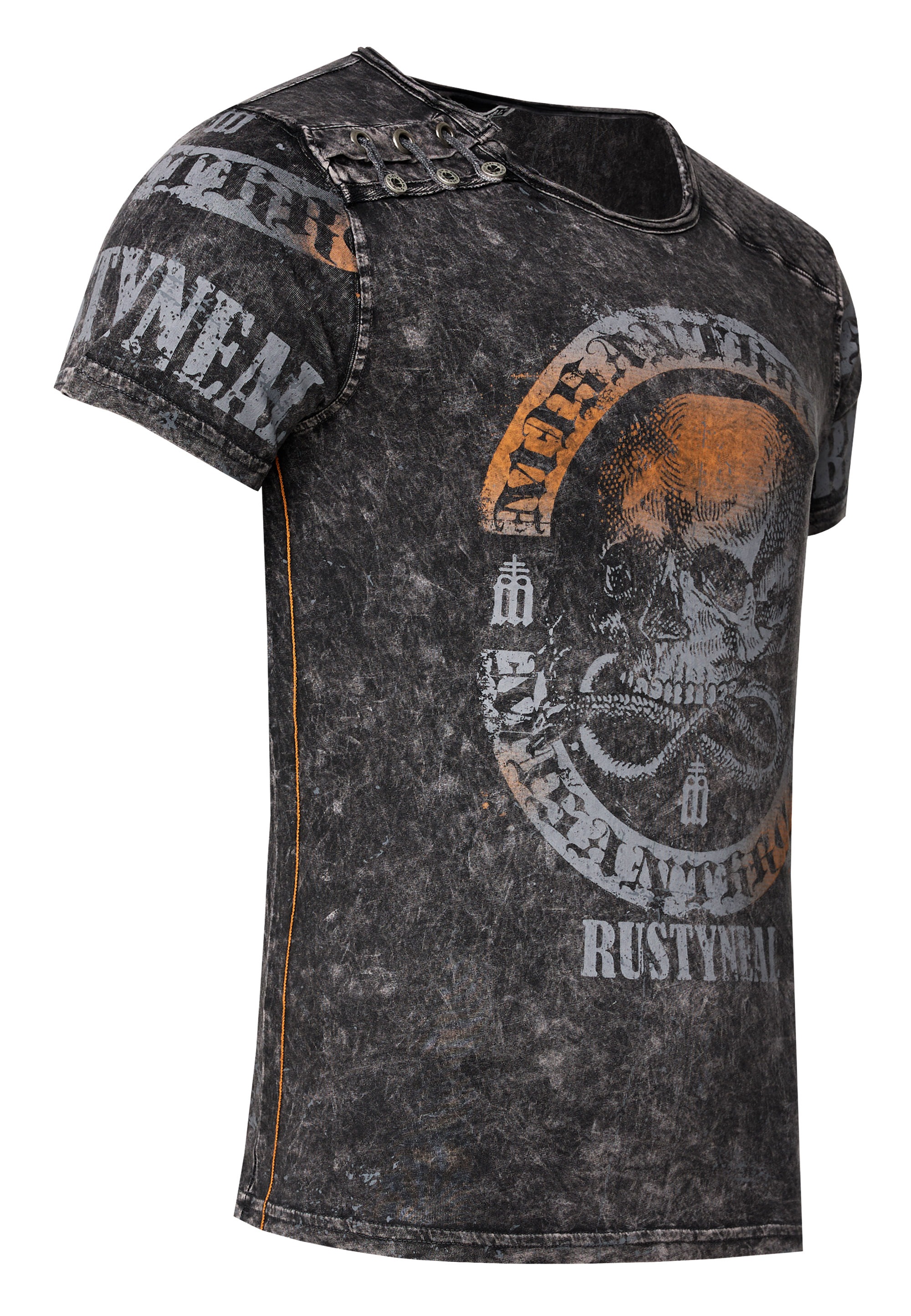 Rusty Neal T-Shirt, mit Markenprint