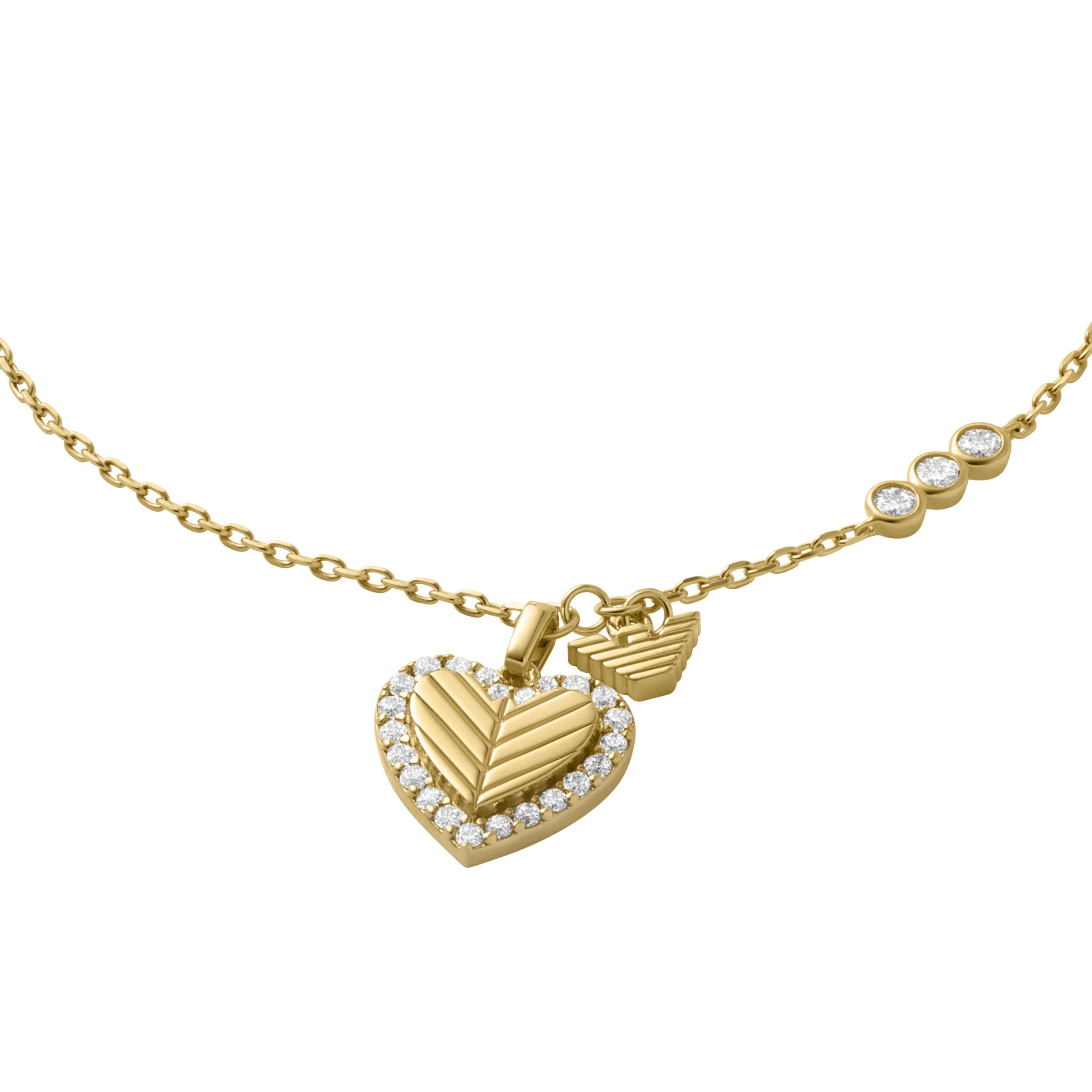 Emporio Armani Armband »Schmuck Geschenk Silber 925 Herz, EG3623710, EG3626221«, (1 tlg.), mit Zirkonia (synth.)