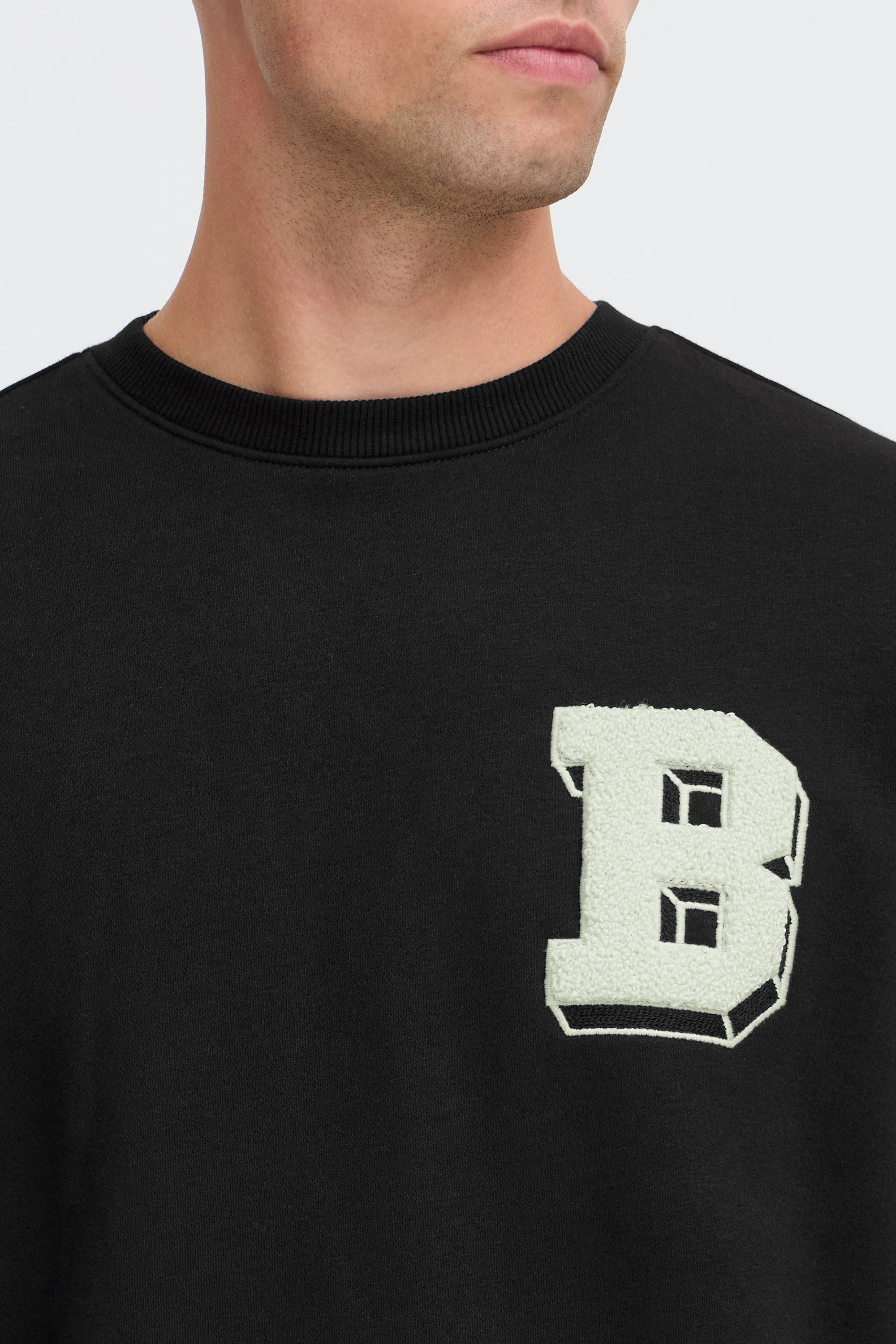 Blend Rundhalspullover »BHBade« Lässiger Sweatpullover mit Stickerei