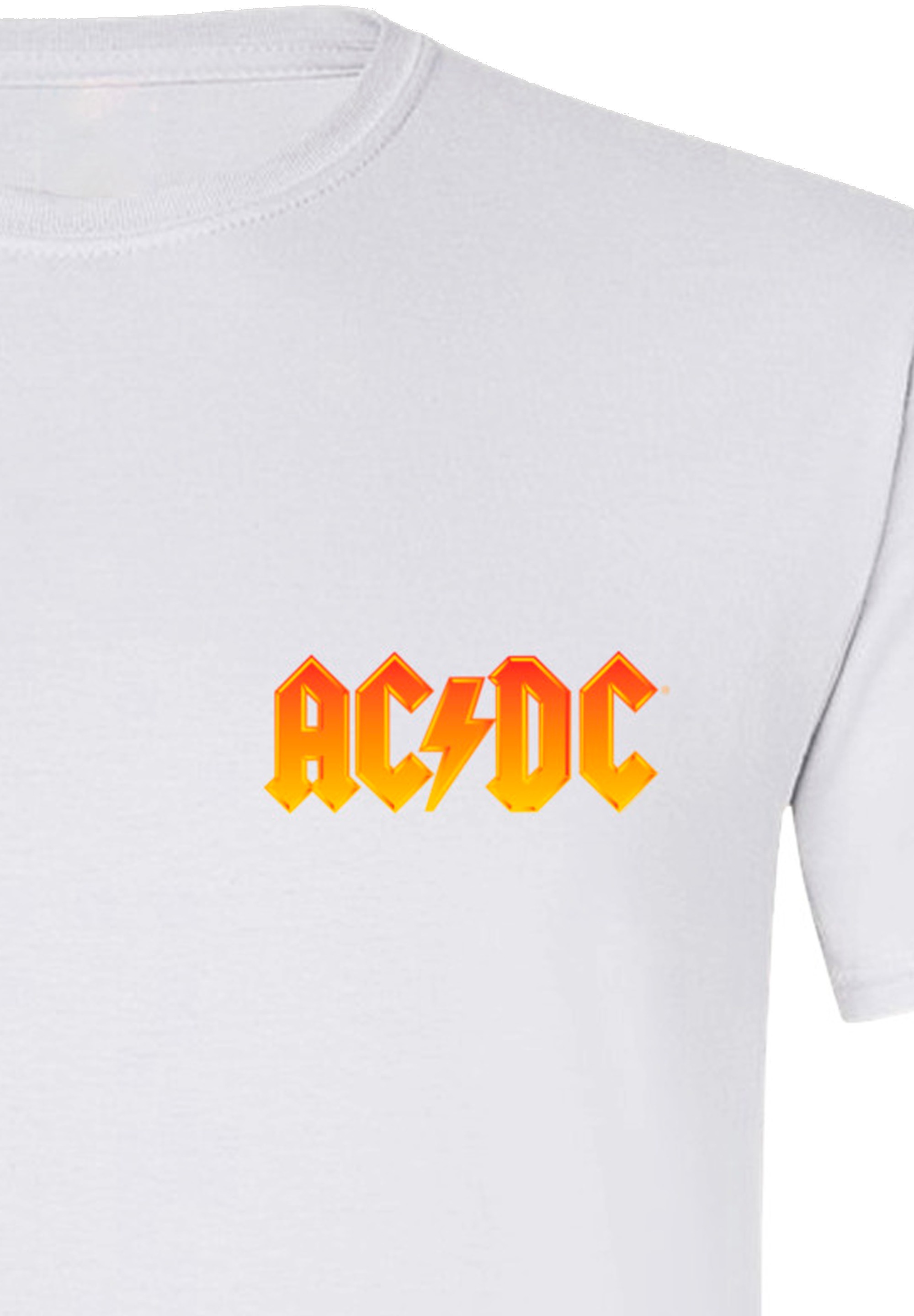 F4NT4STIC T-Shirt »AC/DC Fire Logo Unisex T-Shirt« Bandshirt, Merchandise, ACDC
