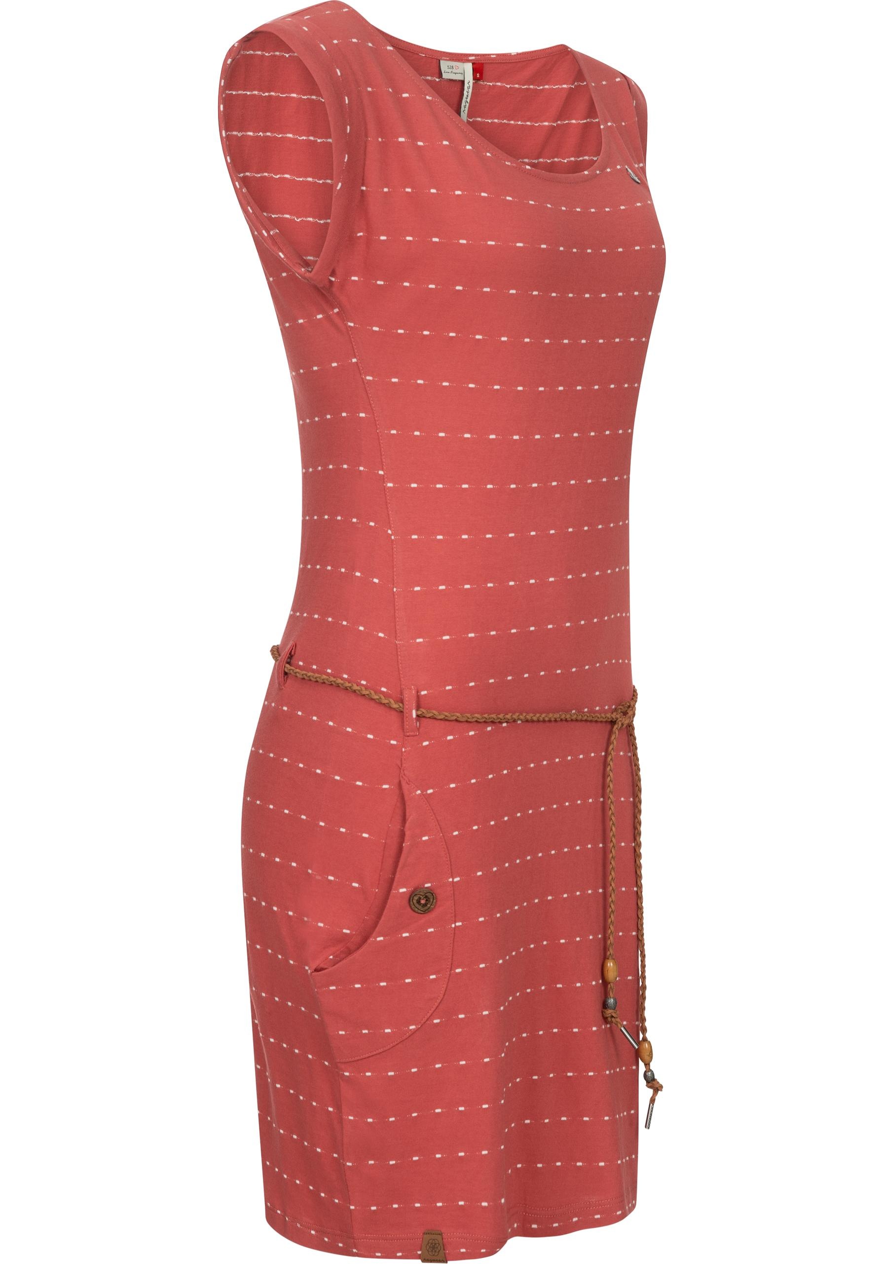 Ragwear Sommerkleid »Tag Stripes Intl.«, leichtes Jersey Kleid mit Streifen-Muster