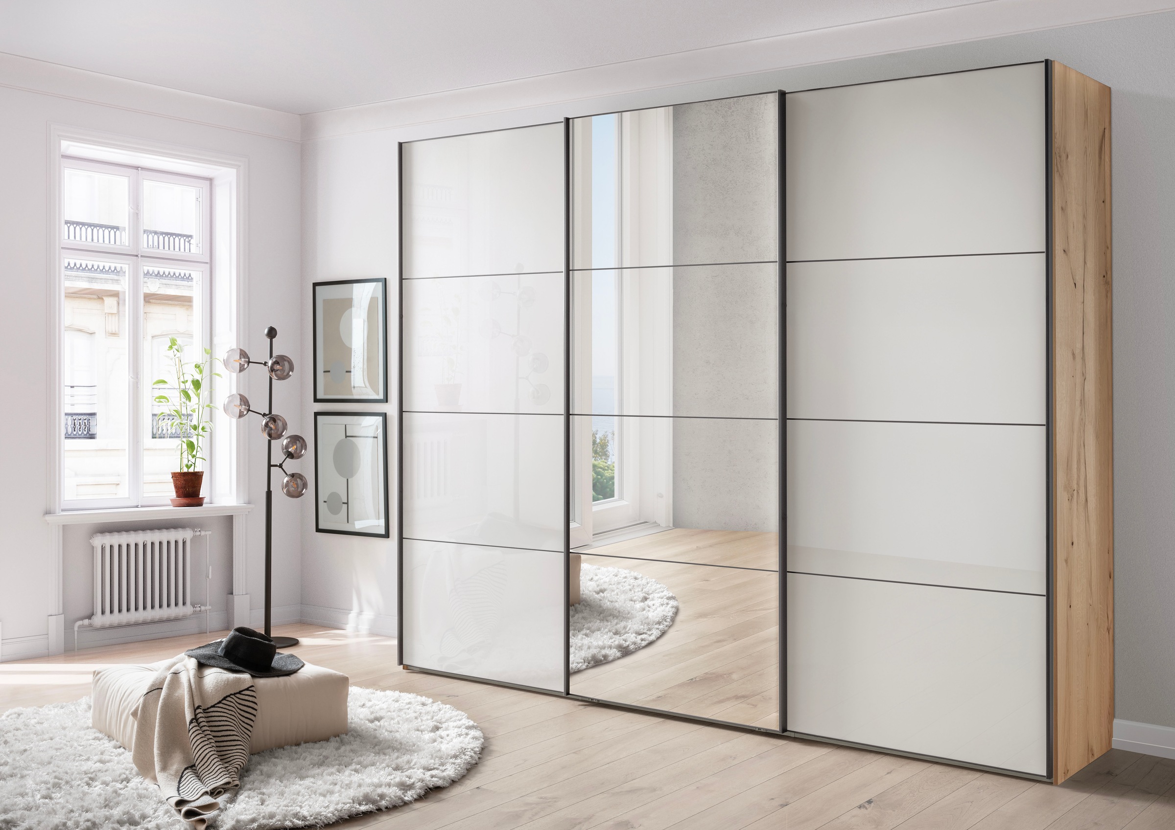 WIEMANN Schwebetürenschrank "Phoenix, Made in Germany, modernes Design, Hig günstig online kaufen