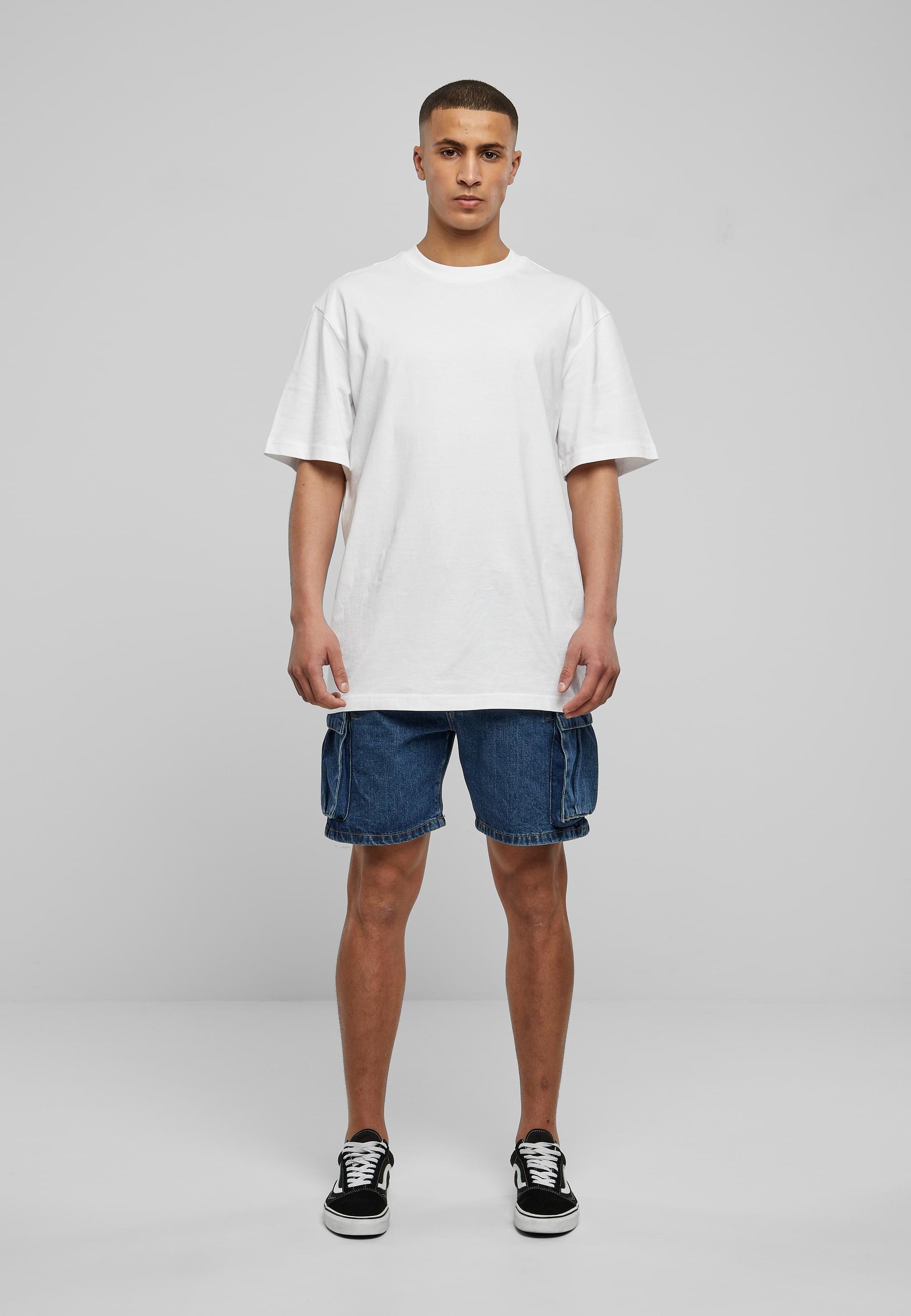 URBAN CLASSICS Cargoshorts »Urban Classics Herren Organic Denim Cargo Shorts«, (1 tlg.)