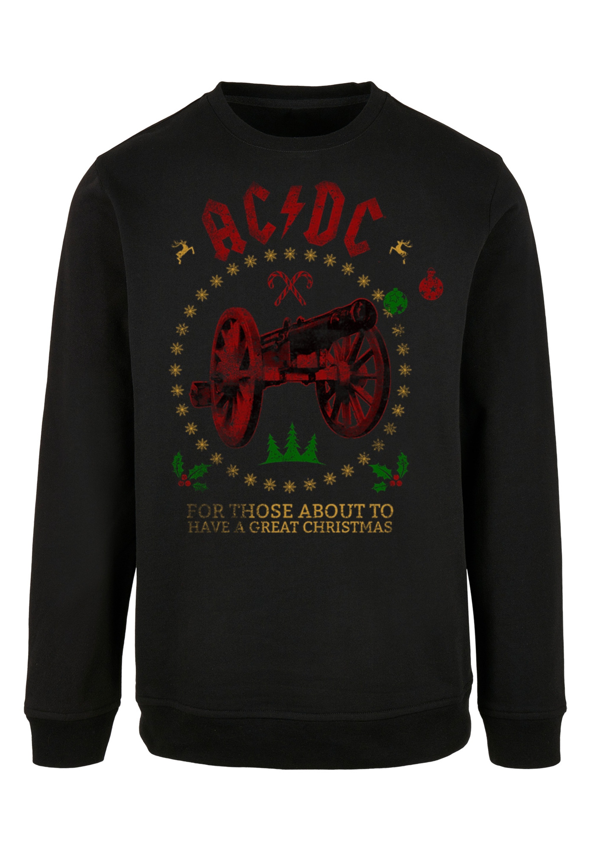 F4NT4STIC Kapuzenpullover »ACDC Christmas Weihnachten For Those«, Print