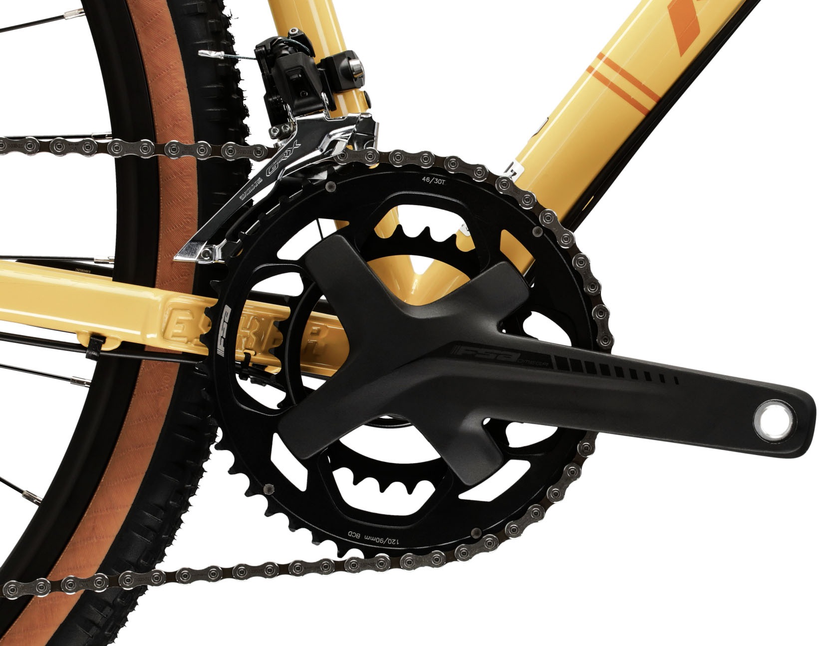 Kross Gravelbike »KROSS Gravelbike Esker 4.0 28" gelb«, 20 Gang, Shimano, GRX RX400 Schaltwerk, Kettenschaltung