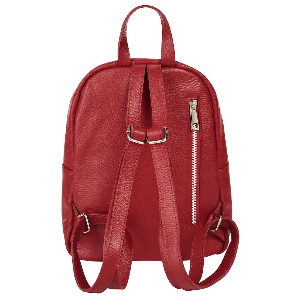 Samantha Look Cityrucksack, echt Leder, Made in Italy