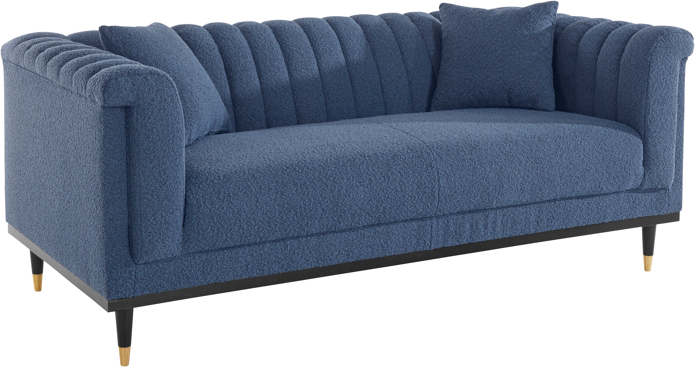 Home affaire 2-Sitzer »Chamby New« im Bouclé-Strukturbezug mit Steppung im Lehnenbereich