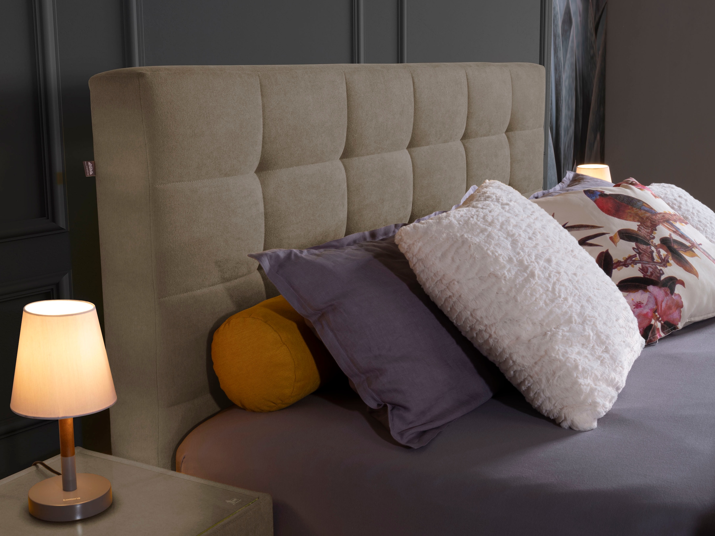 alina Boxspringbett »Neomi«, inklusive Matratze und Topper