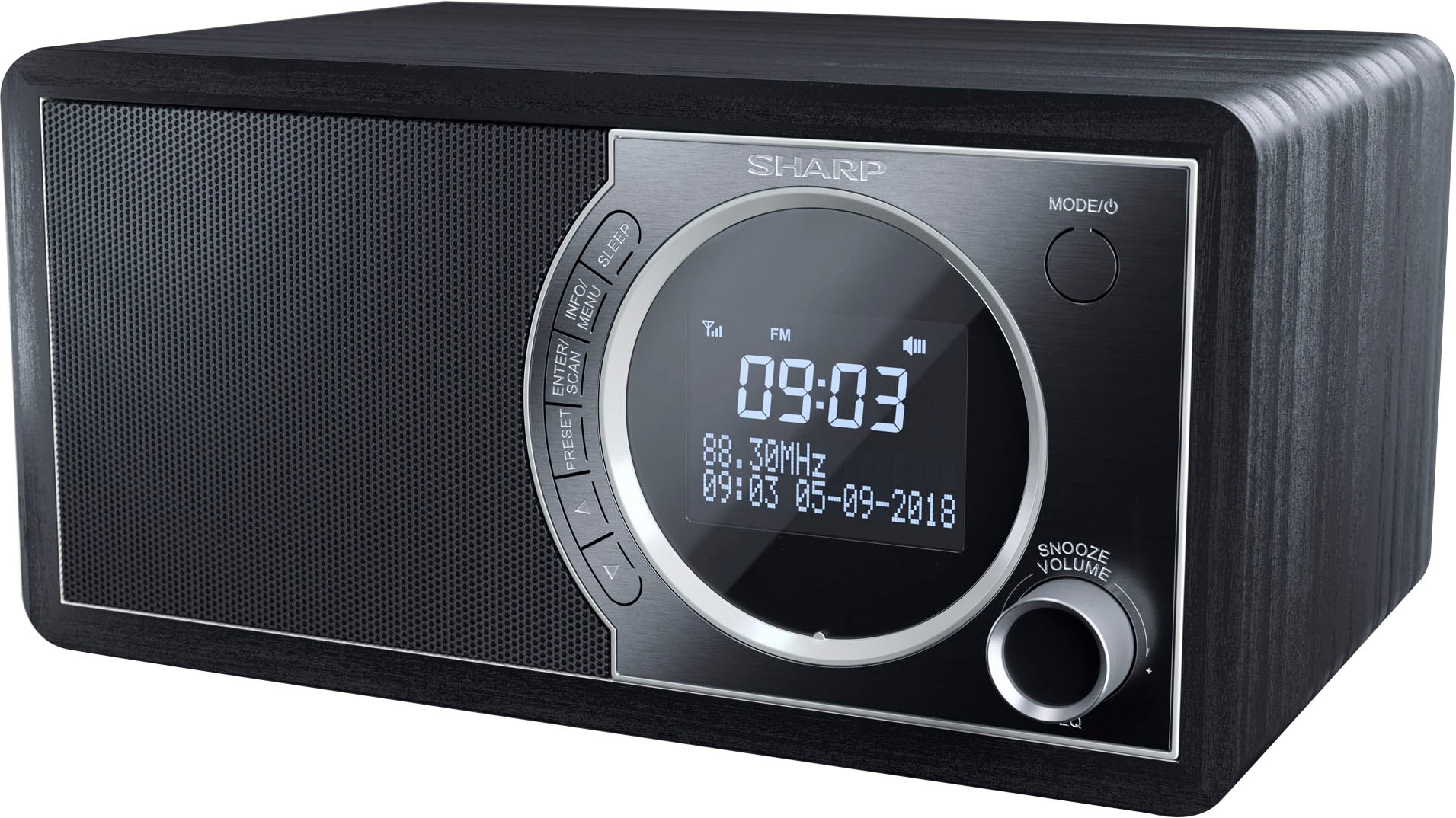 Sharp Digitalradio (DAB+) »DR-450«, (Bluetooth Automatische Senderverfolgung-Digitalradio (DAB+)-FM-Tuner mit RDS 6 W)