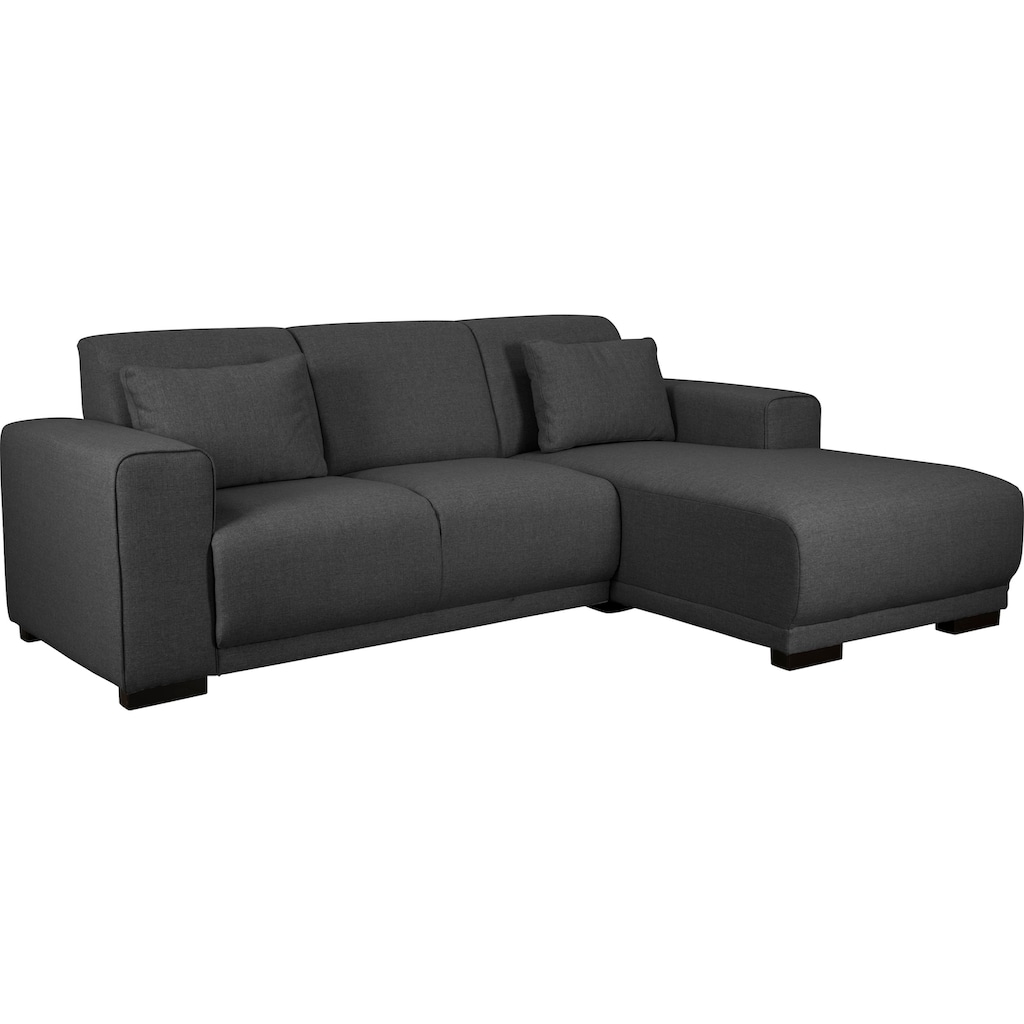 Home affaire Ecksofa »Bornholm incl. 2 Kissen, Stellmaße 234x162 cm L-Form«