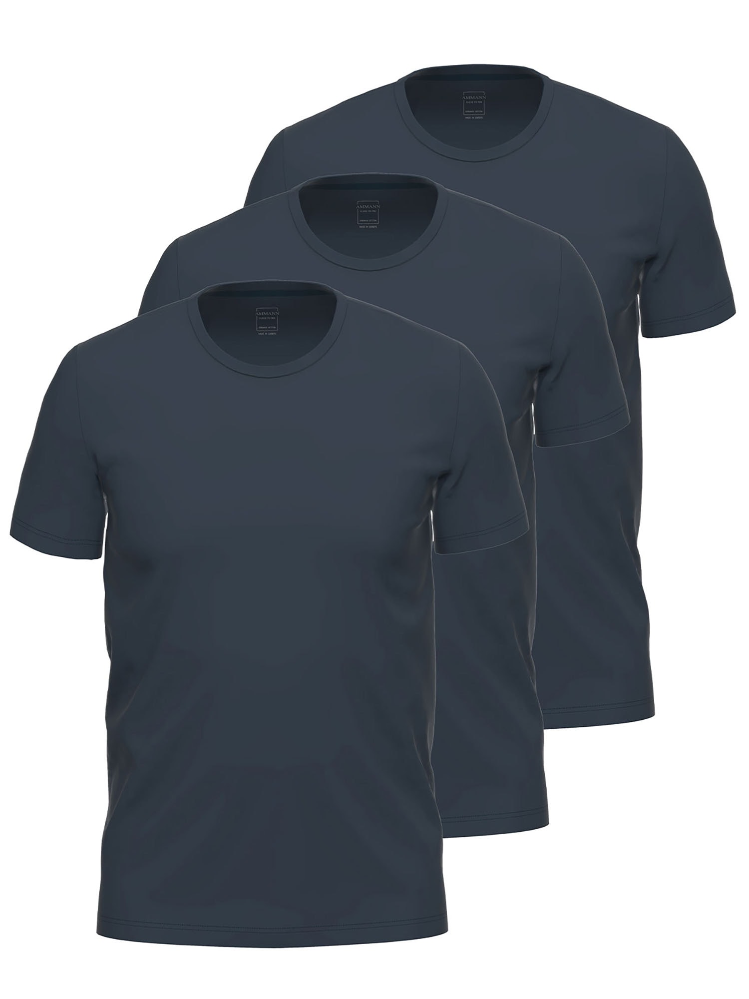 Ammann Unterhemd "3er Pack Shirt 1/2 Arm Day Modern / Close to you"