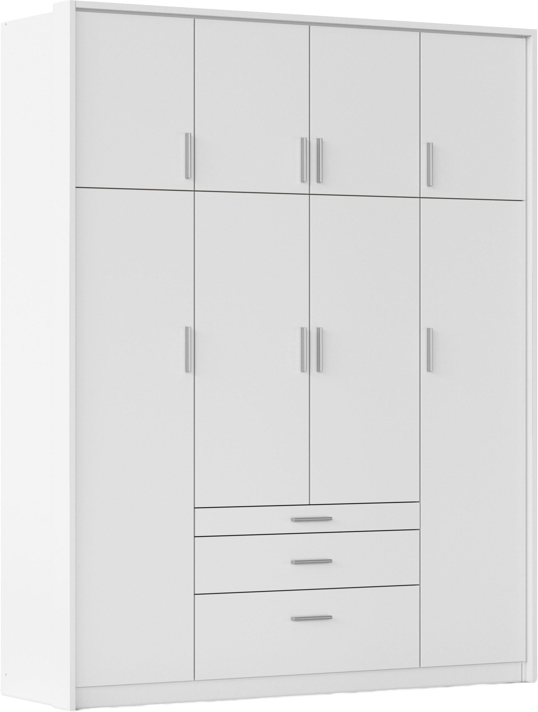 rauch Kleiderschrank "Schrank Drehtürenschrank Garderobe Ankleide Schlafzimmer HILDESHEIM" Breiten: 185/275 cm, Höhe 231 cm, oberste Schublade mit praktischer Facheinteilung MADE IN GERMANY