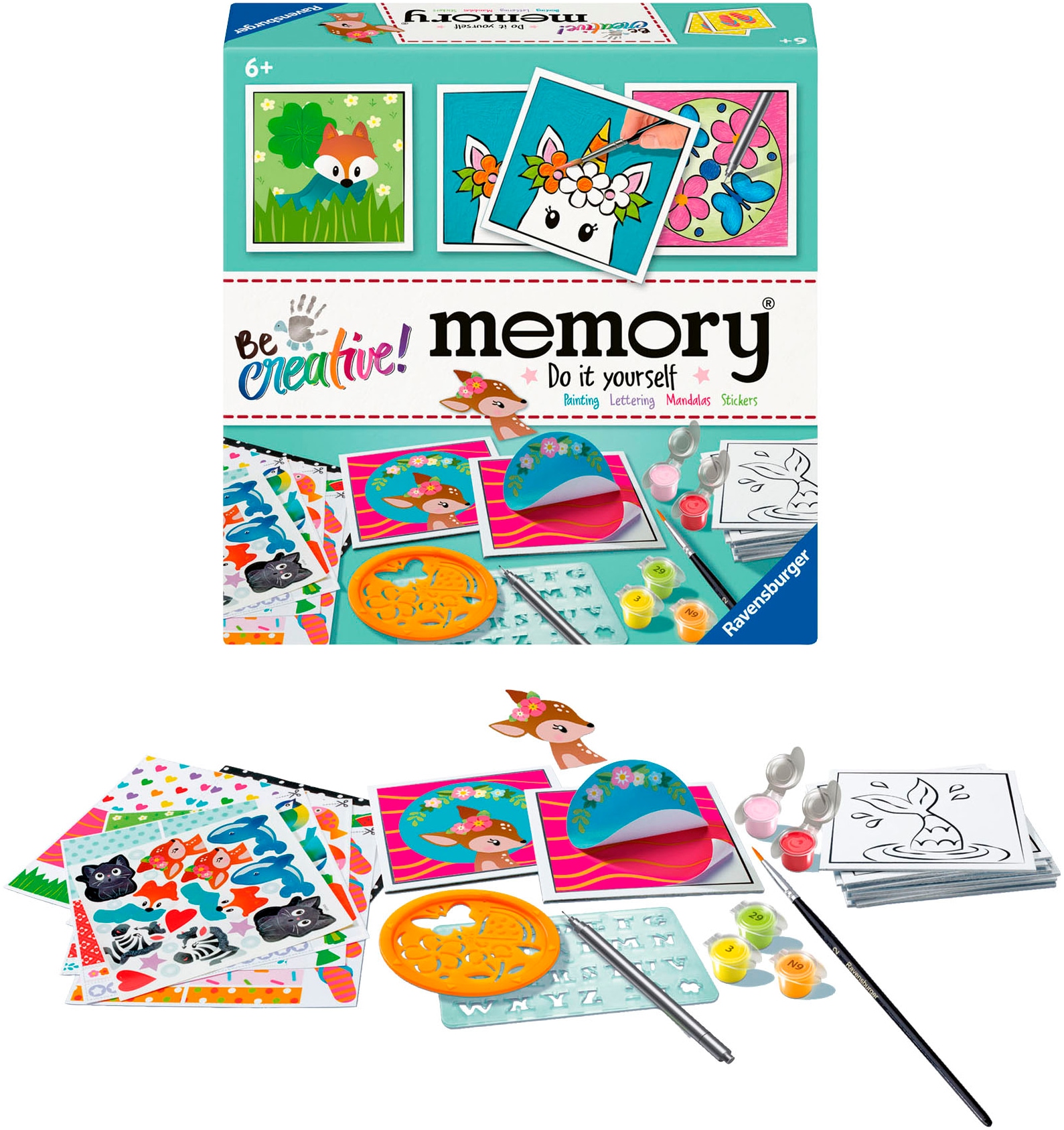 Ravensburger Kreativset »BeCreative Midi, memory® Bastelset DIY«, Made in Europe