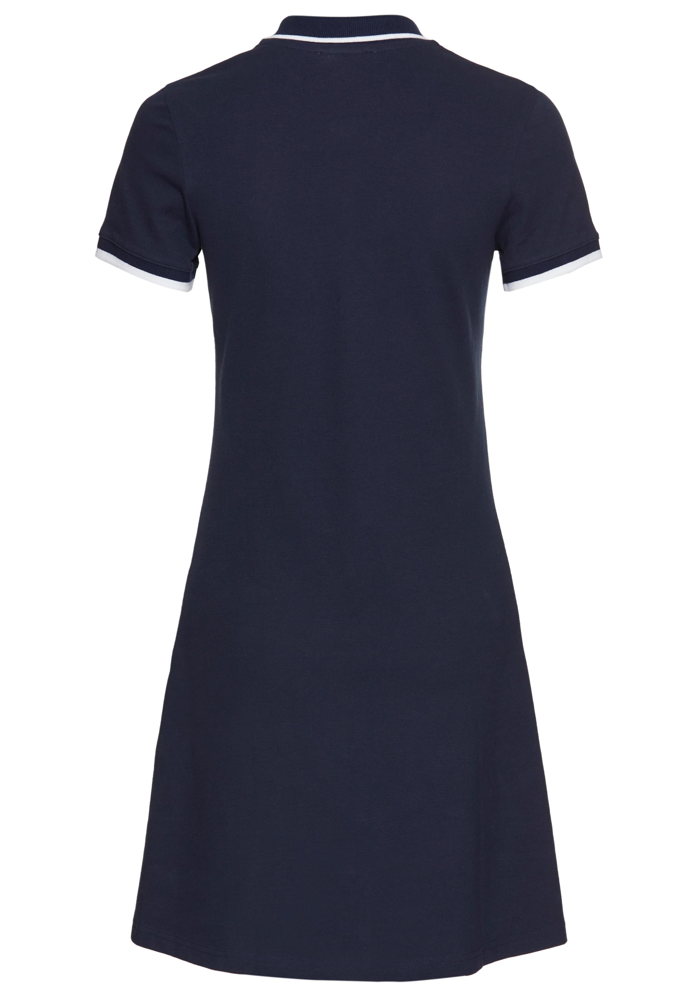 HECHTER PARIS Polokleid, mit Kontrastdetails und Logoprint