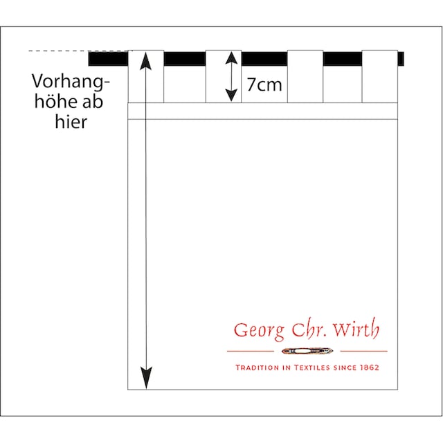 Wirth Vorhang »Telfort«, (1 St.) auf Rechnung | BAUR