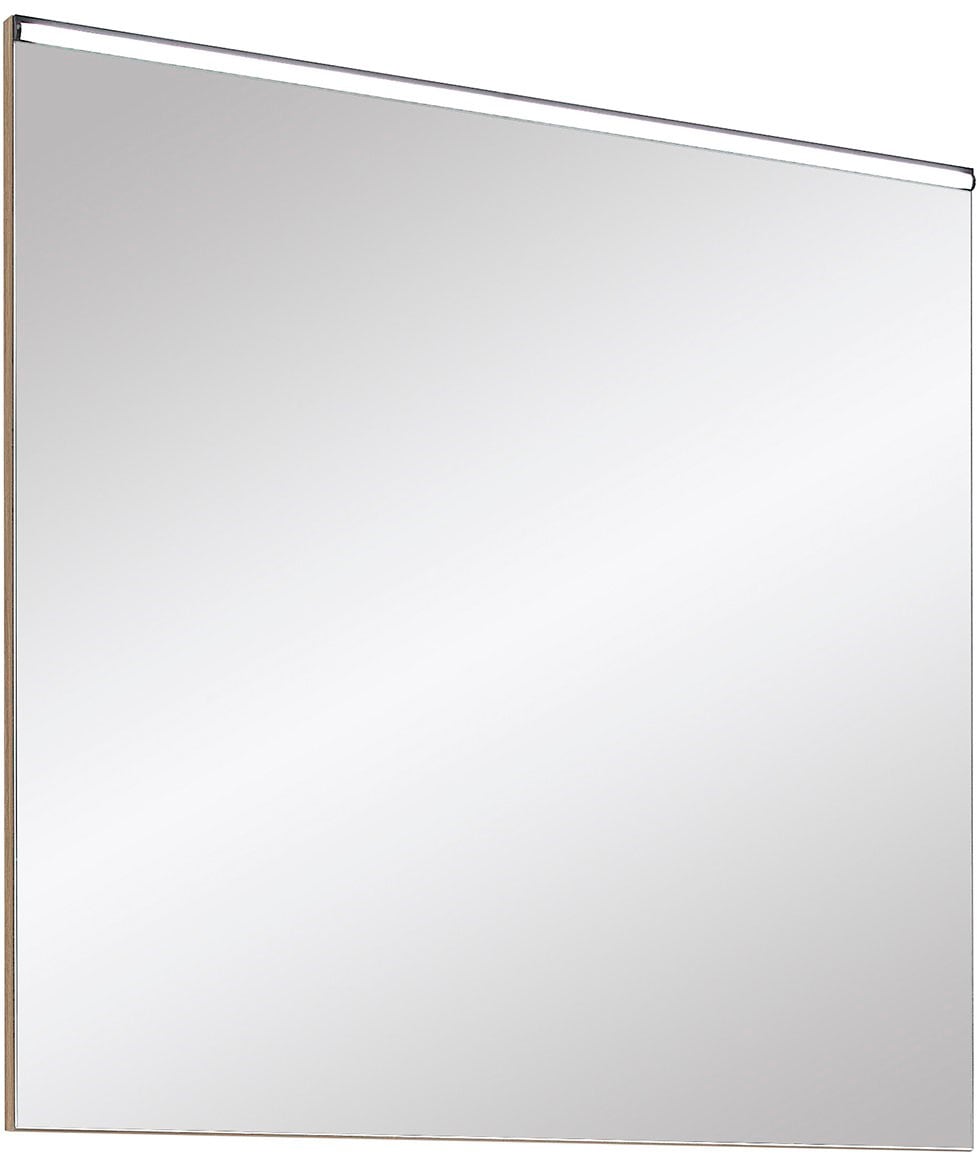 Saphir Badmöbel-Set »Quickset 395 3-teilig, Keramikwaschtisch mit LED-Spiegel«, (5 St.), Midischrank, inkl. Türdämpfer, 2 Türen, 3 Schubladen, Bad-Set