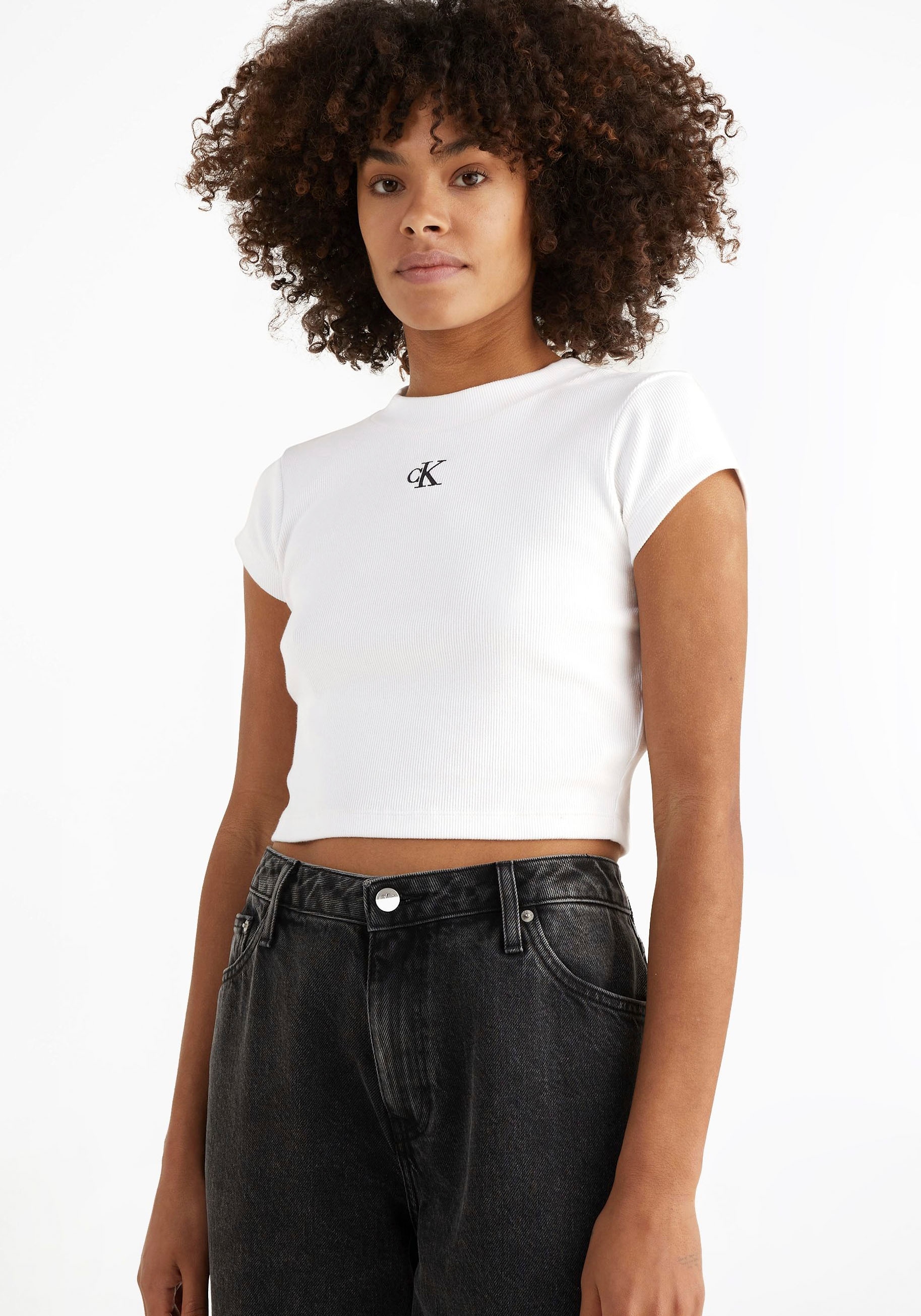 RIB kaufen BABY TEE« Klein Calvin »CK | T-Shirt BAUR Jeans