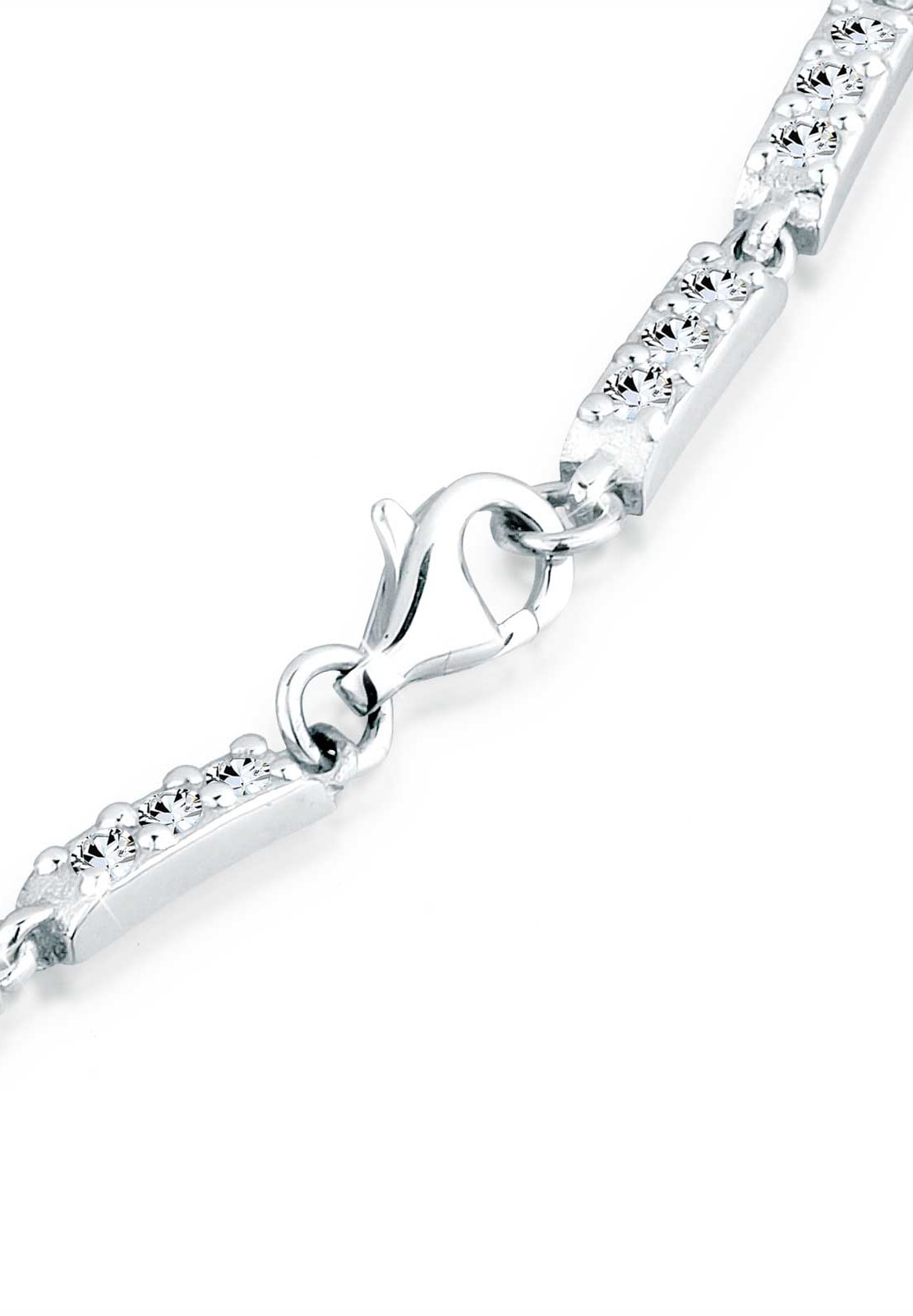 Elli Armband »Kristalle Tennisarmband 925 Silber«