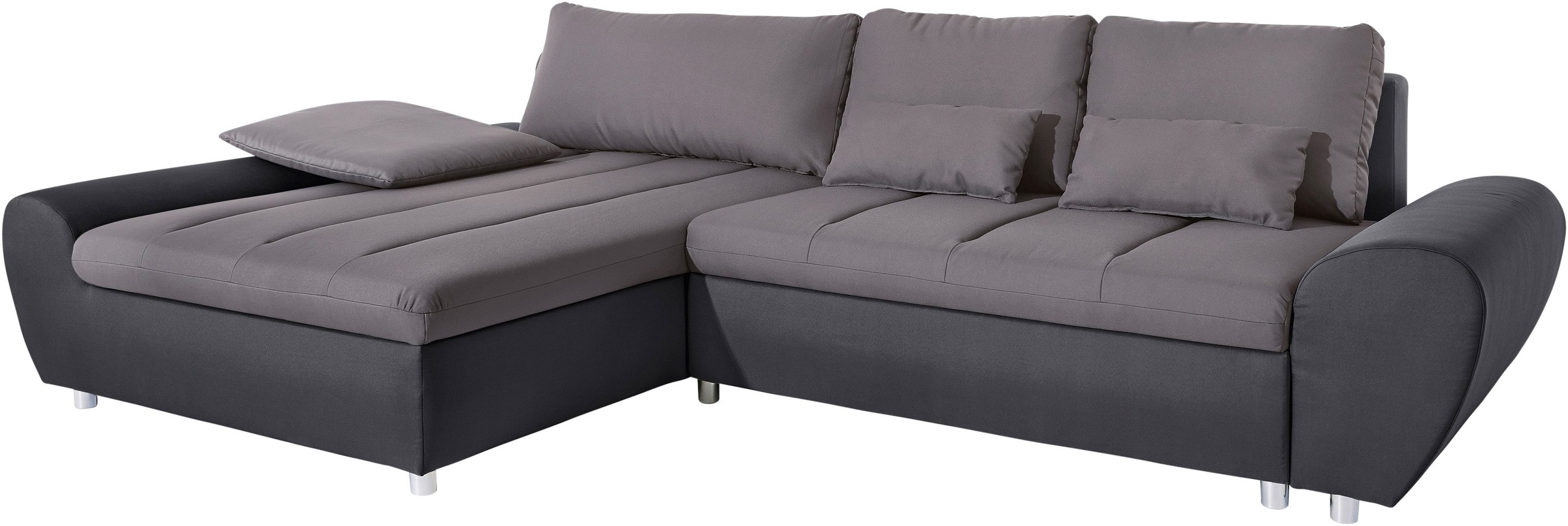 sit&more Ecksofa »Bandos L-Form«, in 2 unterschiedlichen Größen, wahlweise mit Bettfunktion