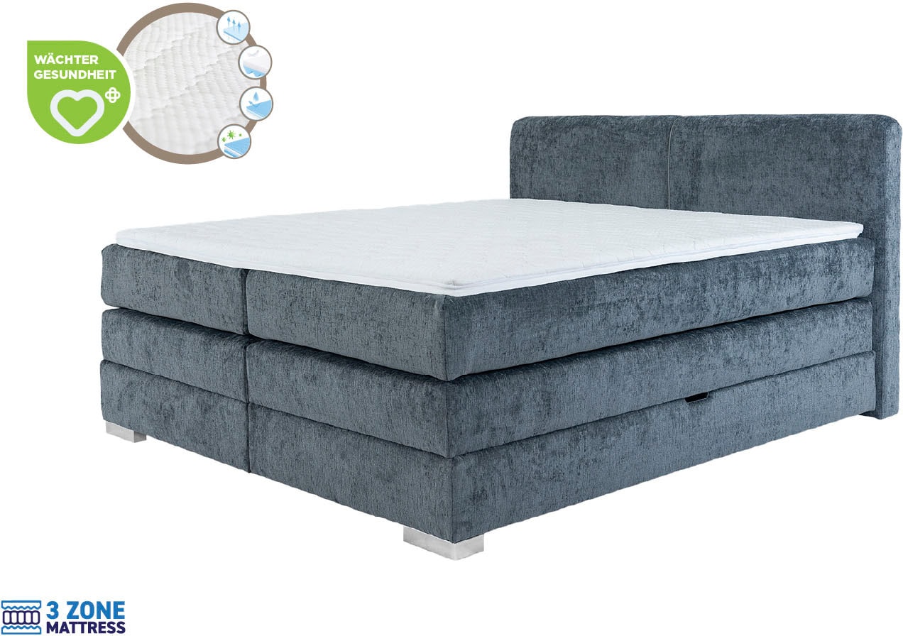Home affaire Boxspringbett »Juliste inkl. Bettkasten und PUR-Schaum-Topper« erhältlich in den Breite 160, 180 & 200cm