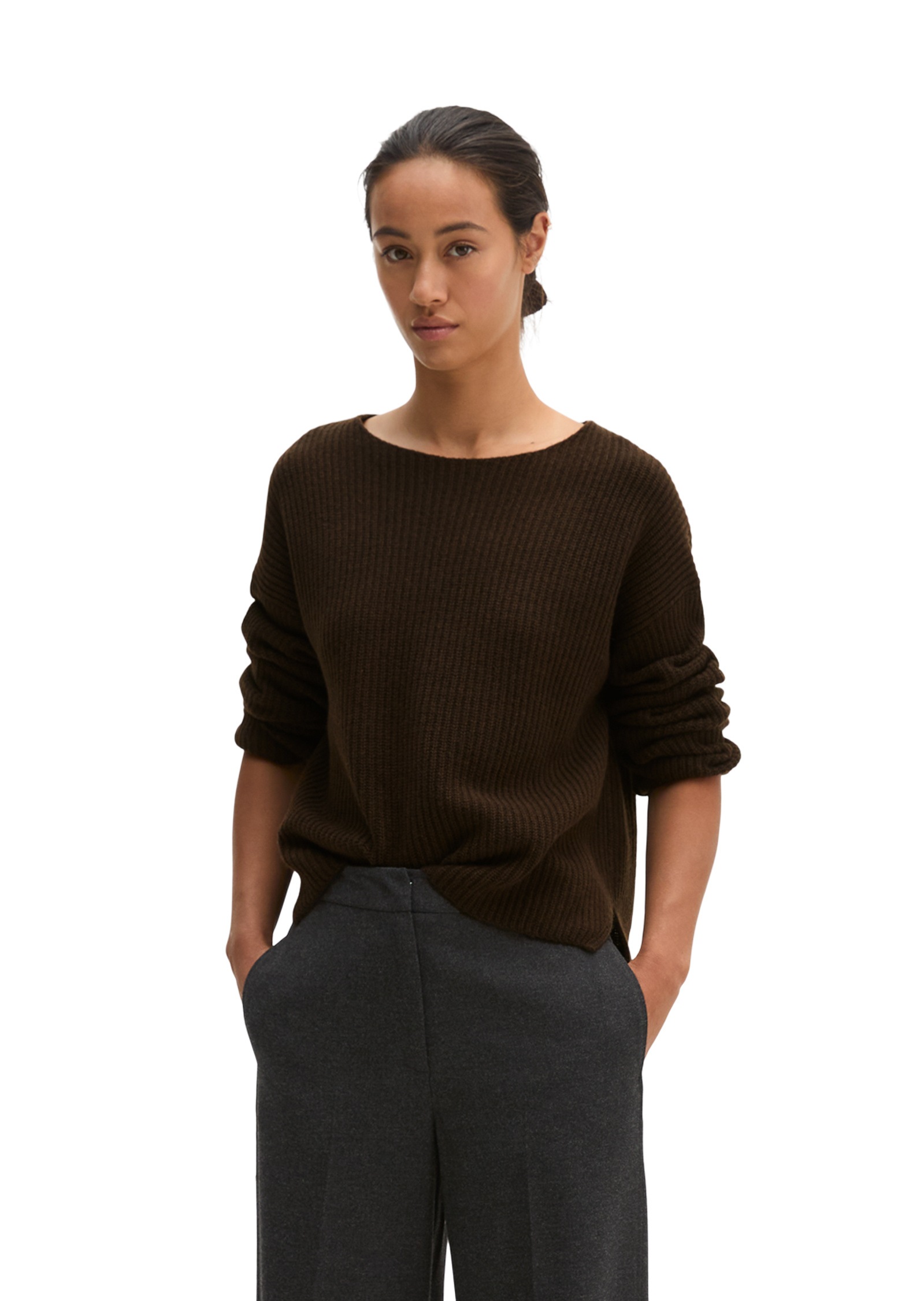 Marc OPolo Strickpullover "aus weichem Schurwolle-Mix"