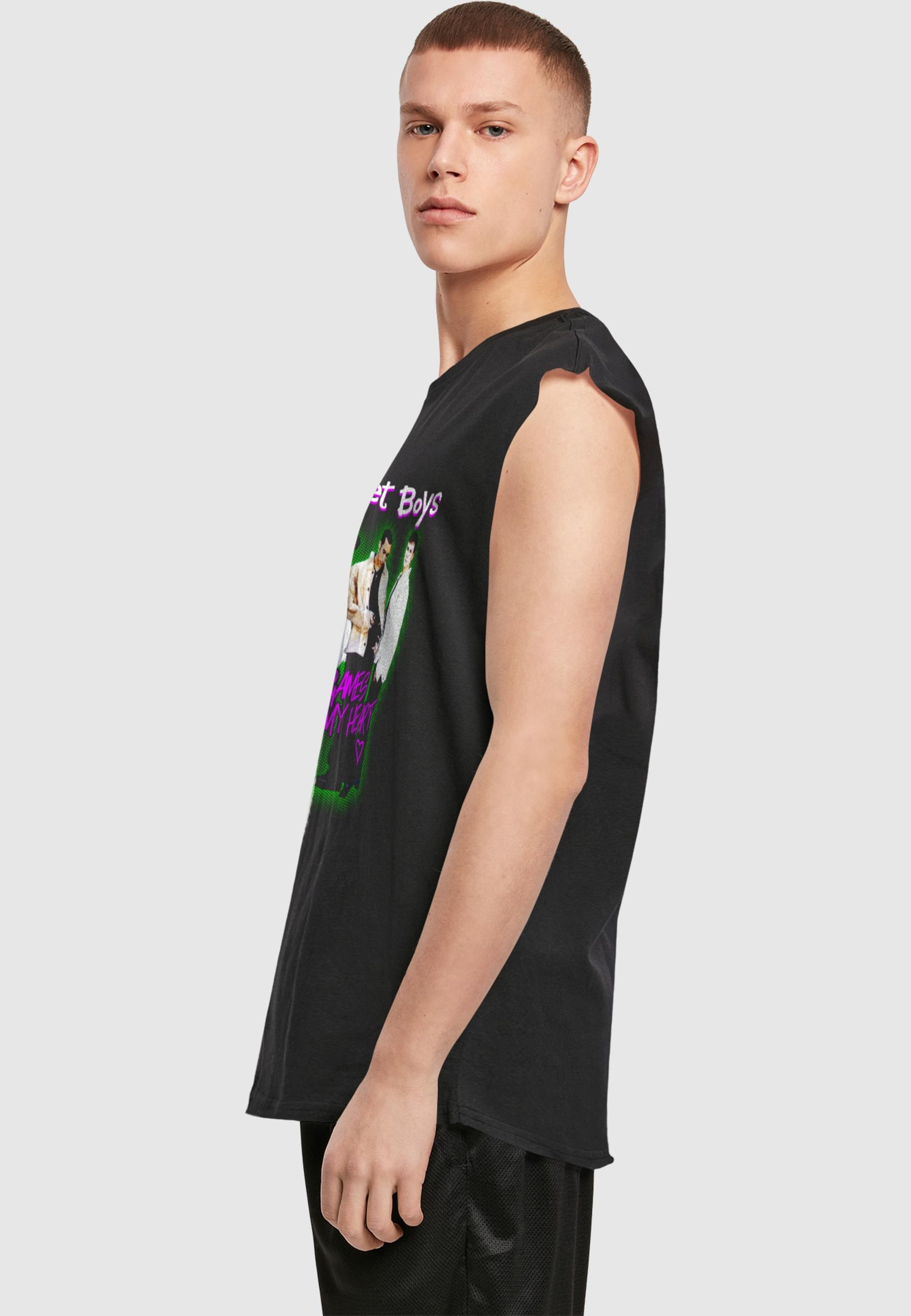 Merchcode Tanktop »Merchcode Backstreet Boys - Playing Games Sleeveless Tee«, (1 tlg.)