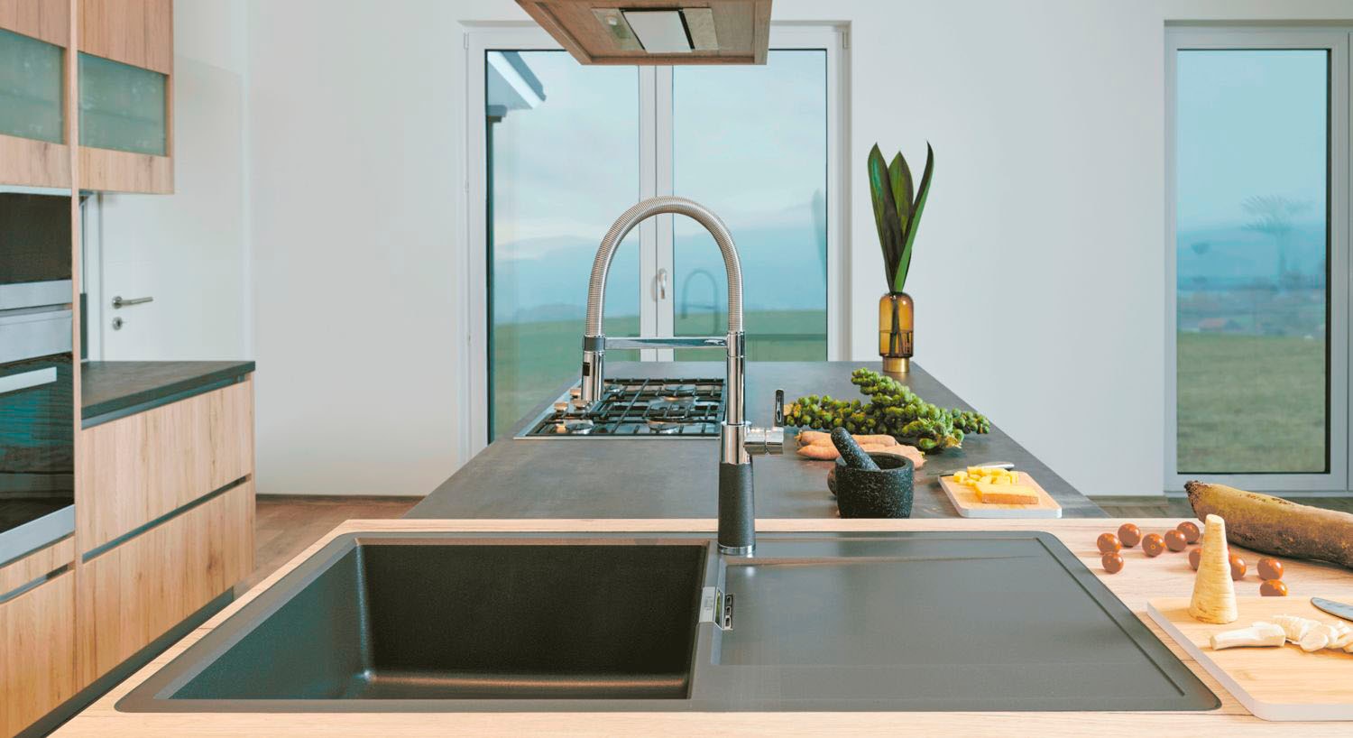 Schock »SC-550« Festauslauf, Strahl-Brause, Rückflussverhinderer, Schwenkbereich 150°